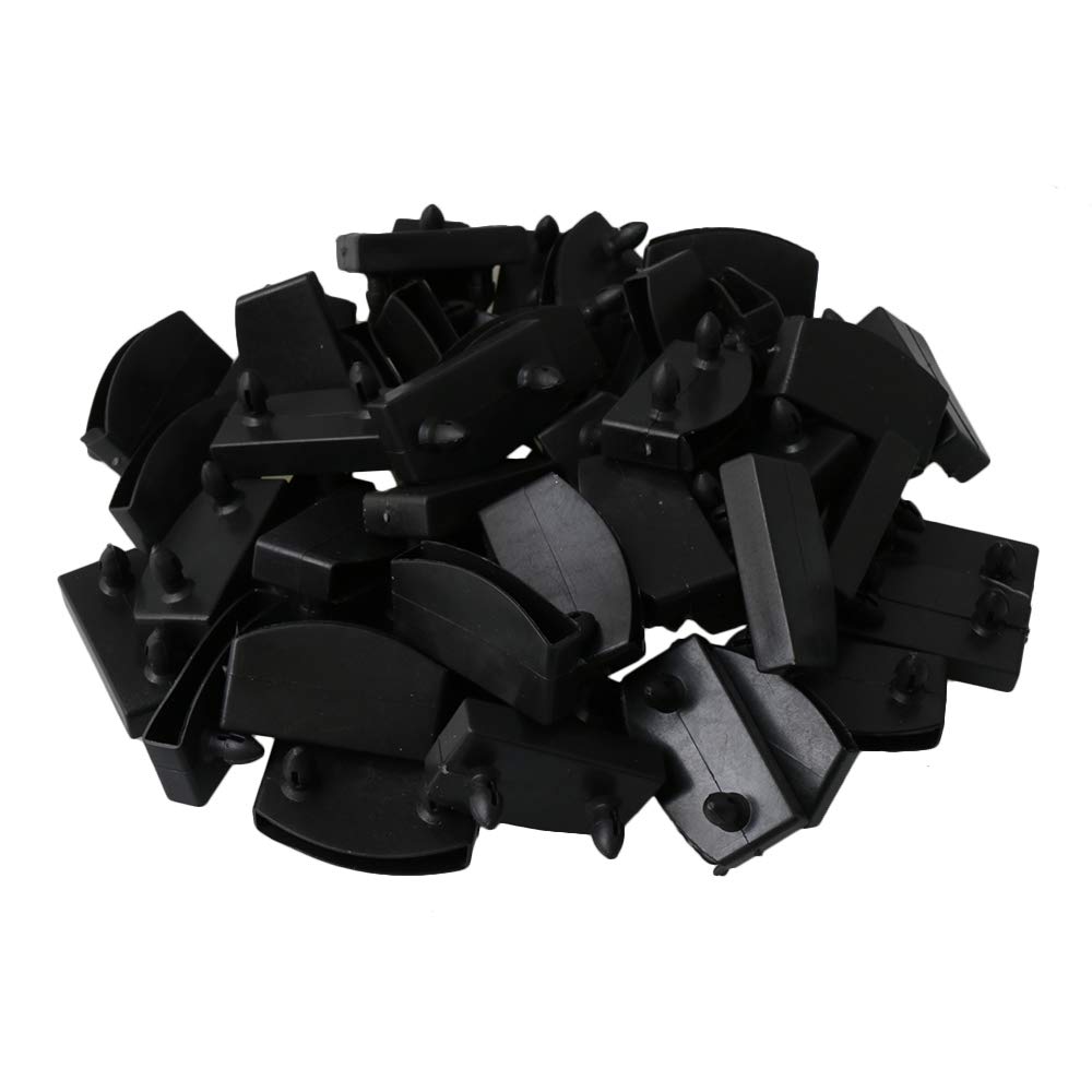 BQLZR Bed Slat End Caps Holders - 50 Pack Plastic Replacement for Wooden Slats Bed Base - Secure & Stabilize Bed Frame for Better Sleep Support