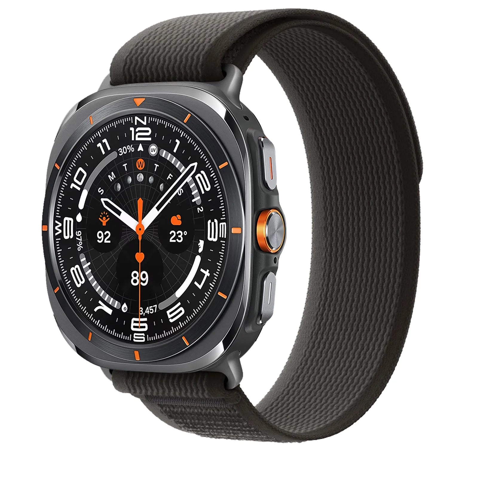 Premium Soft Stretchy Nylon Sport Bands for Samsung Galaxy Watch Ultra - Comfortable & Durable Fitness Tracker Bands for Running, Hiking & Outdoor Activities