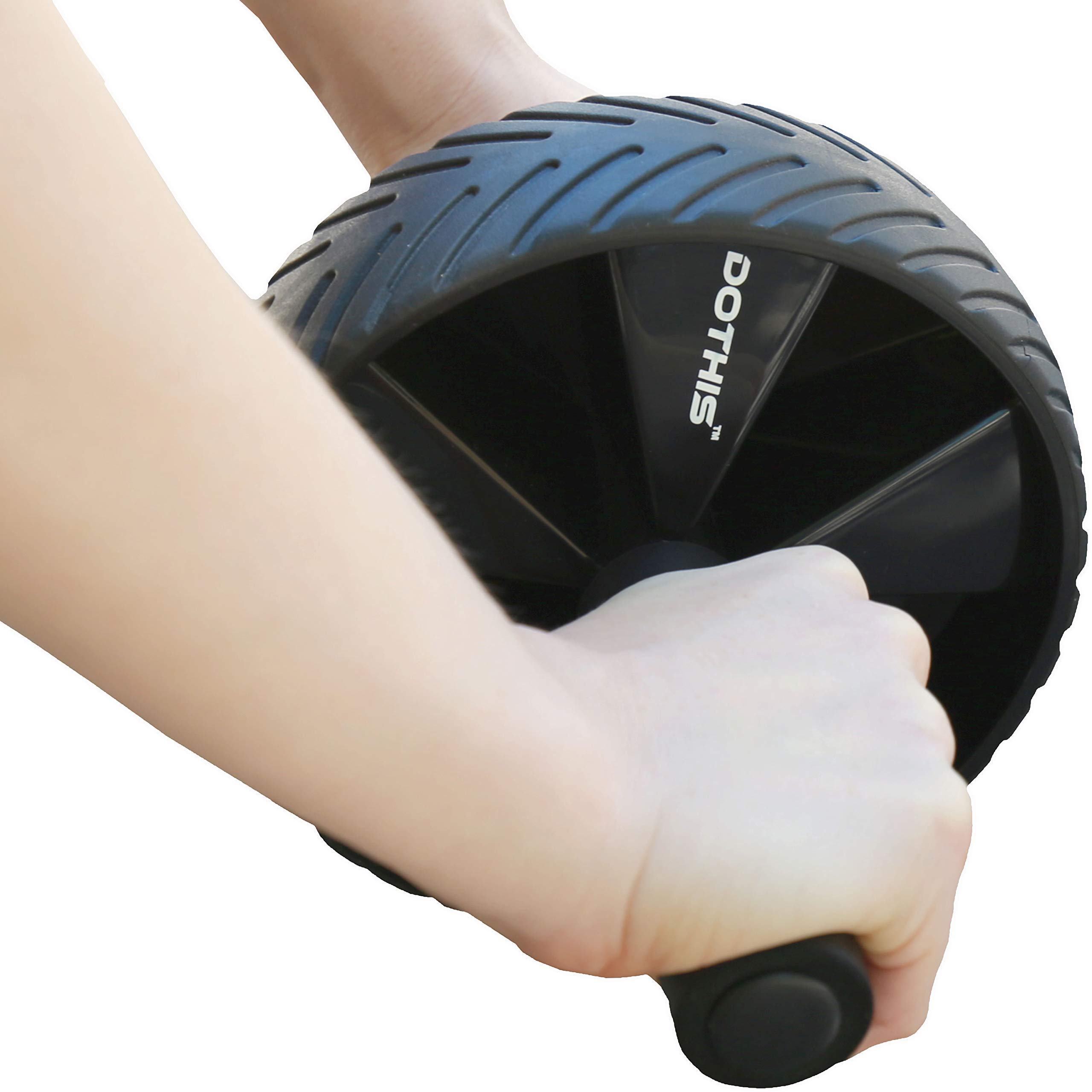 DOTHIS Ab Roller Wheel with Knee Pad - Core Workout Equipment for Home Gym, Strength Training & Abdominal Fitness | Portable Exercise Machine for Abs, Perfect for Home Workouts & Fitness Routines