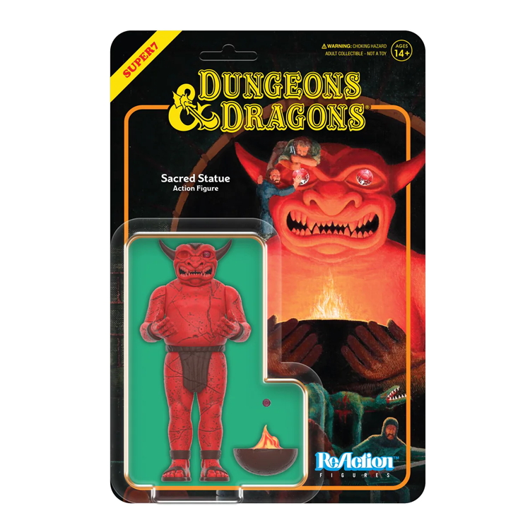 D&D W3 Sacred Statue ReAction Figure - Dungeon Master's Guide Collectible by Super7 | Perfect for Tabletop RPG Gaming, D&D Campaigns & Fantasy Decor
