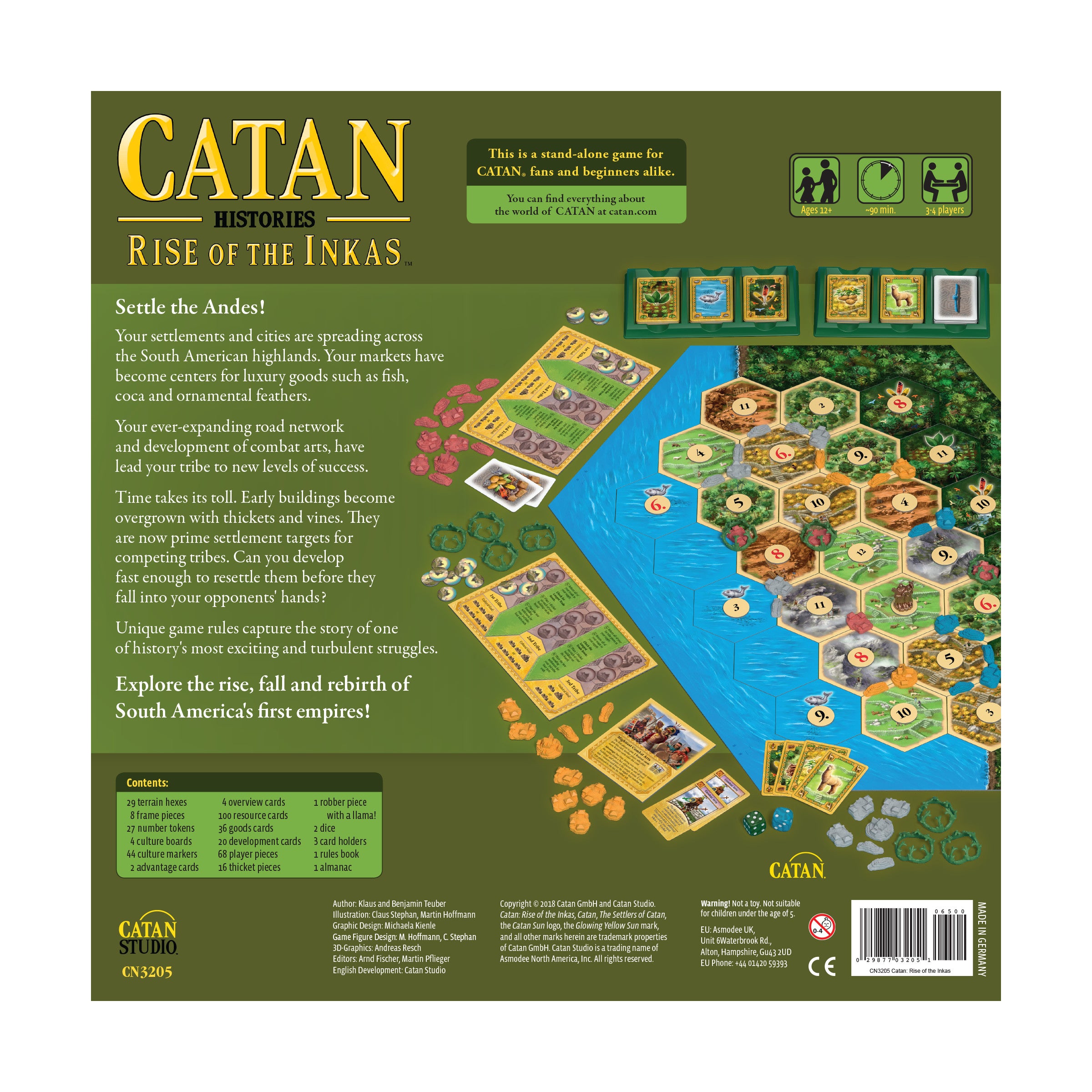 Catan Histories: Rise of the Inkas - Strategy Board Game for Adults & Families - Perfect for Game Nights & Family Gatherings