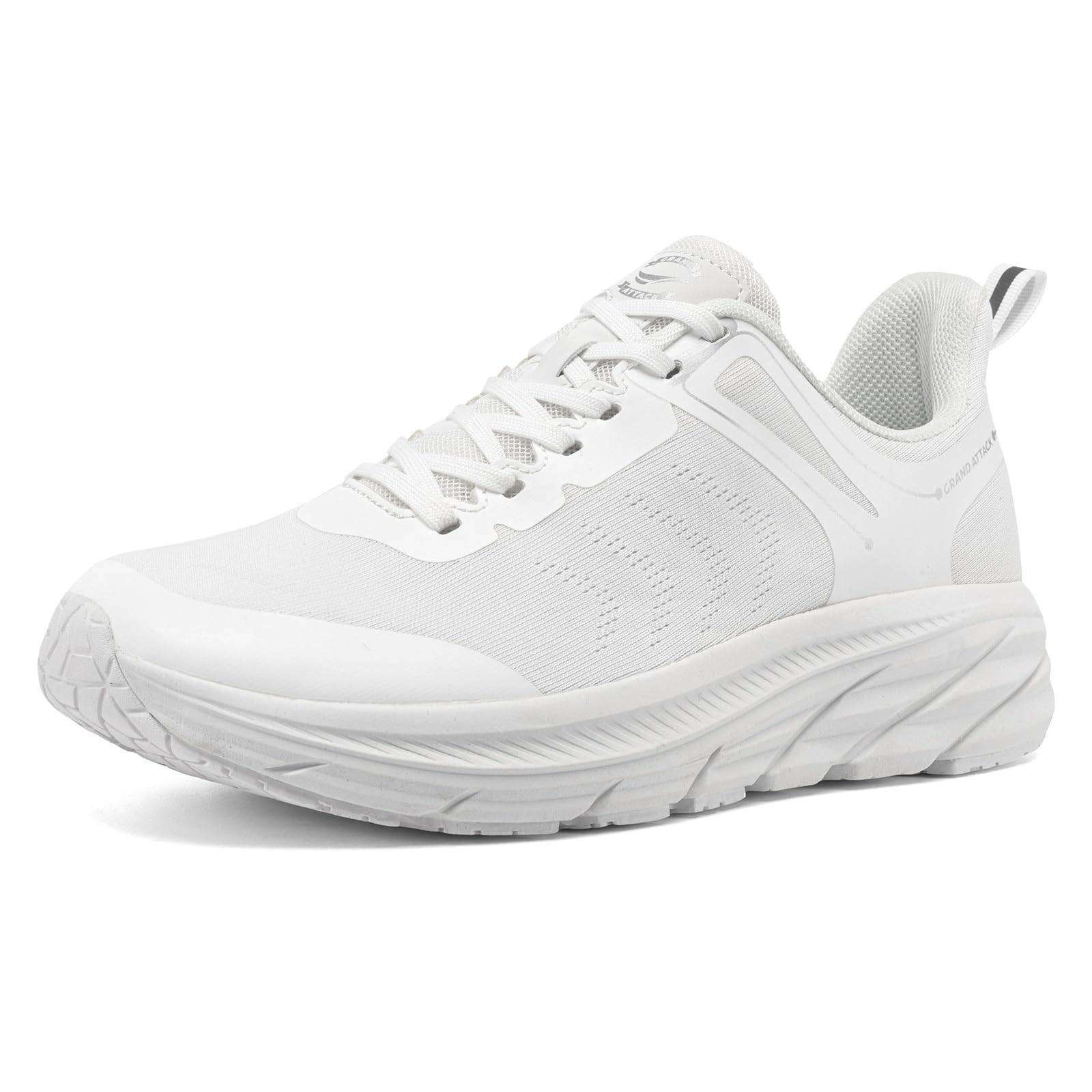 Grand Attack Men's Road Running Shoes - Max Cushion Comfort, Non-Slip Athletic Sneakers for Walking, Tennis & Cross-Training | Breathable & Durable Design for Jogging, Gym Workouts & Daily Wear | Perfect for Running, Hiking, Workouts & Outdoor Activities | Ideal for Fitness Enthusiasts & Casual Style | Great for Commuting, Travel & Active Lifestyle