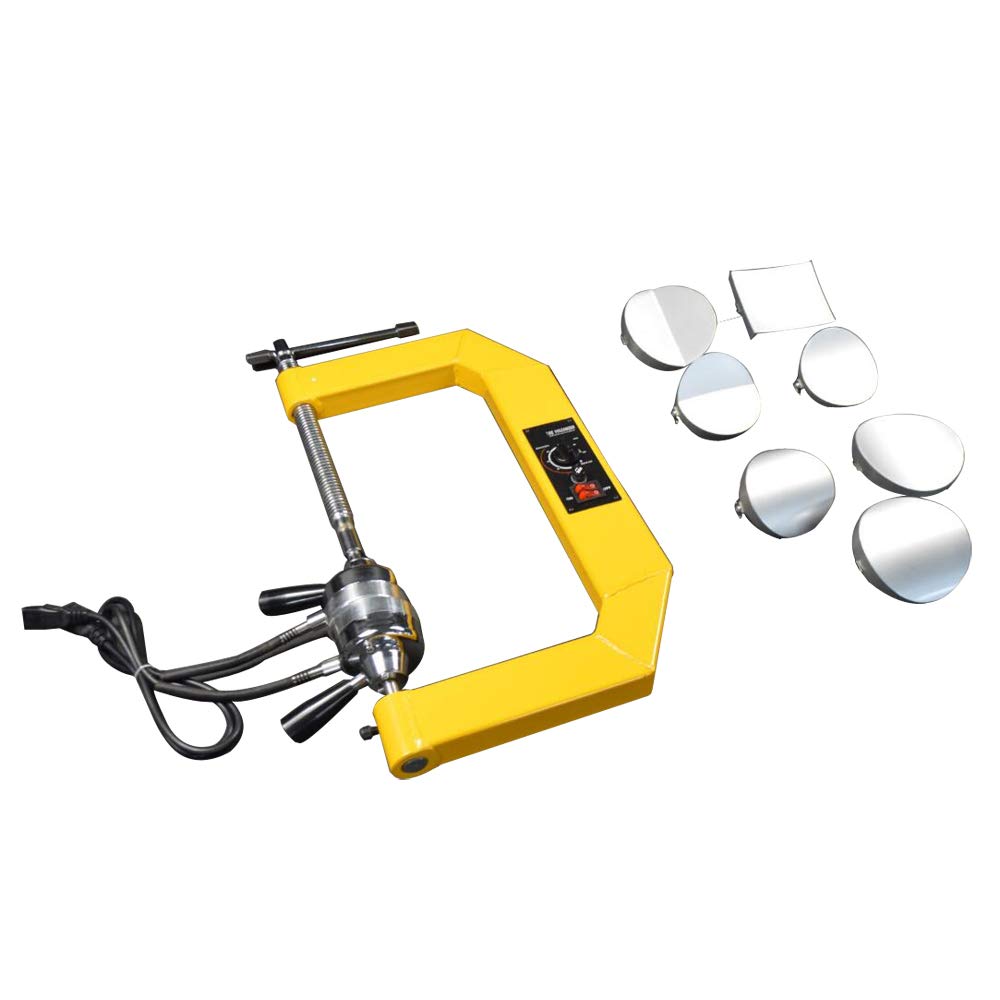 TECHTONGDA Tire Vulcanizing Machine - Professional Tire Repair Equipment with 7 Dies & Constant Temperature Control | Ideal for Auto Shops, Tire Repair Services & DIY Enthusiasts