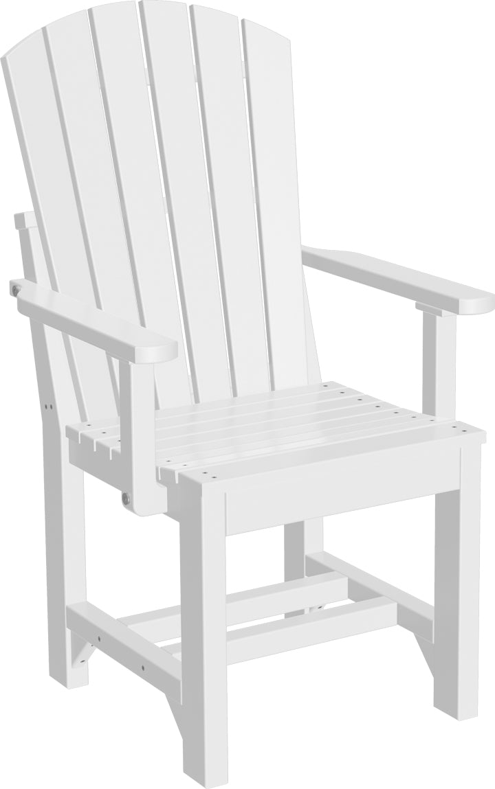 Premium Adirondack Arm Chair - Outdoor Dining Height, Weather-Resistant & Comfortable - Perfect for Patio, Deck, Garden, and Backyard Relaxation