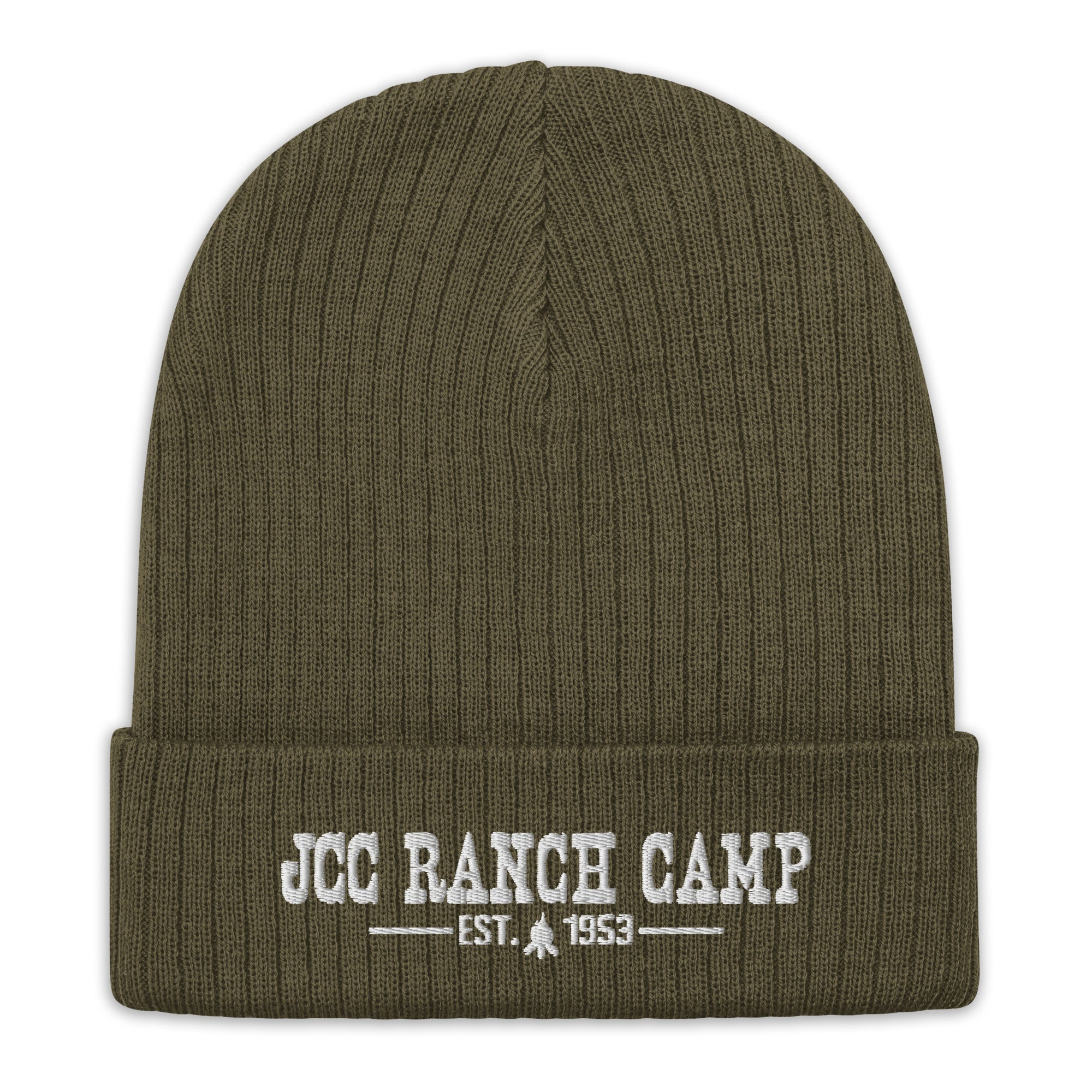 JCC Ranch Ribbed Knit Beanie for Men & Women - Soft Winter Warm Hat for Outdoor Activities, Skiing, Hiking & Casual Wear
