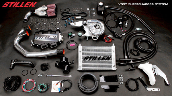 2007-2009 Nissan 350Z Z33 Supercharger Tuner Kit - Polished Finish (407750TP) - Performance Boost for Street Racing & Track Days