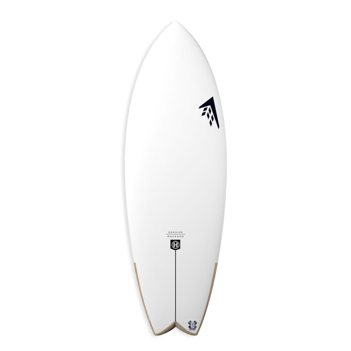Machado Seaside 5'6 Surfboard - Helium White FCS2 Fin System - Perfect for Small Waves & Beach Breaks