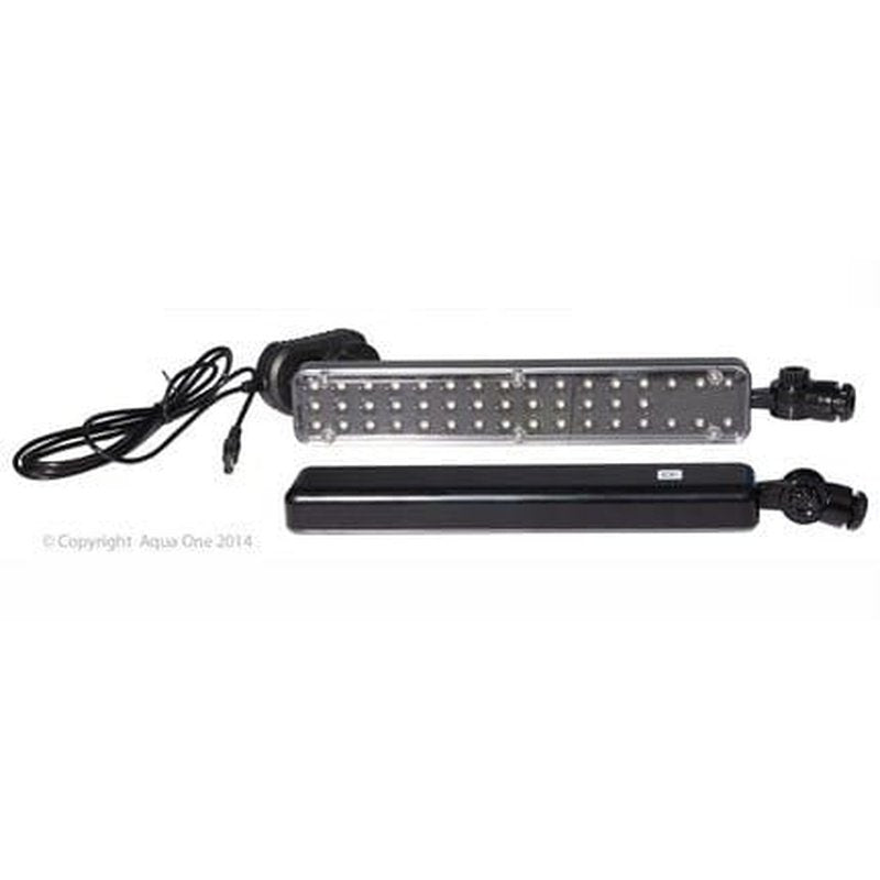 Aqua One Complete LED Light Unit for Reflex 15 Black (56181BK L) - Energy Efficient Aquarium Lighting for Freshwater & Saltwater Tanks - Perfect for Home, Office, or Fish Store Displays