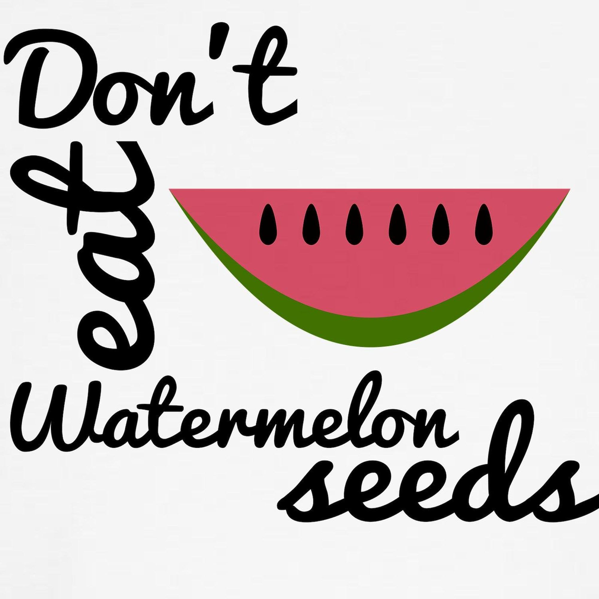 Funny Don't Eat Watermelon Seeds Maternity T-Shirt for Women - Stretchable Ruched Side Pregnancy Tee for Expecting Moms | Perfect for Baby Showers, Maternity Photos & Casual Wear