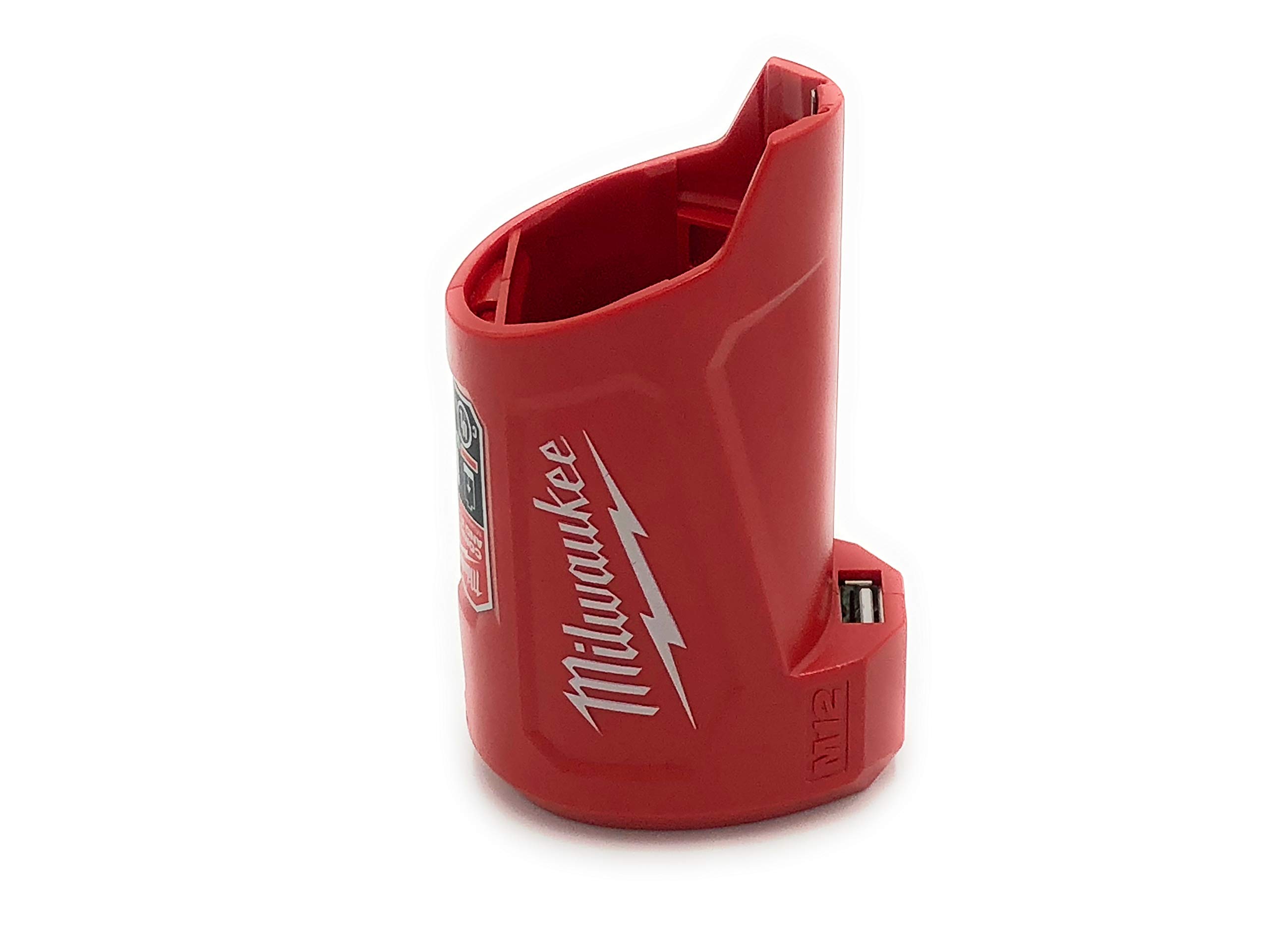 Milwaukee M12 USB Power Source Charger with 2.0 Battery Included - Portable Charging for Tools & Devices On-The-Go