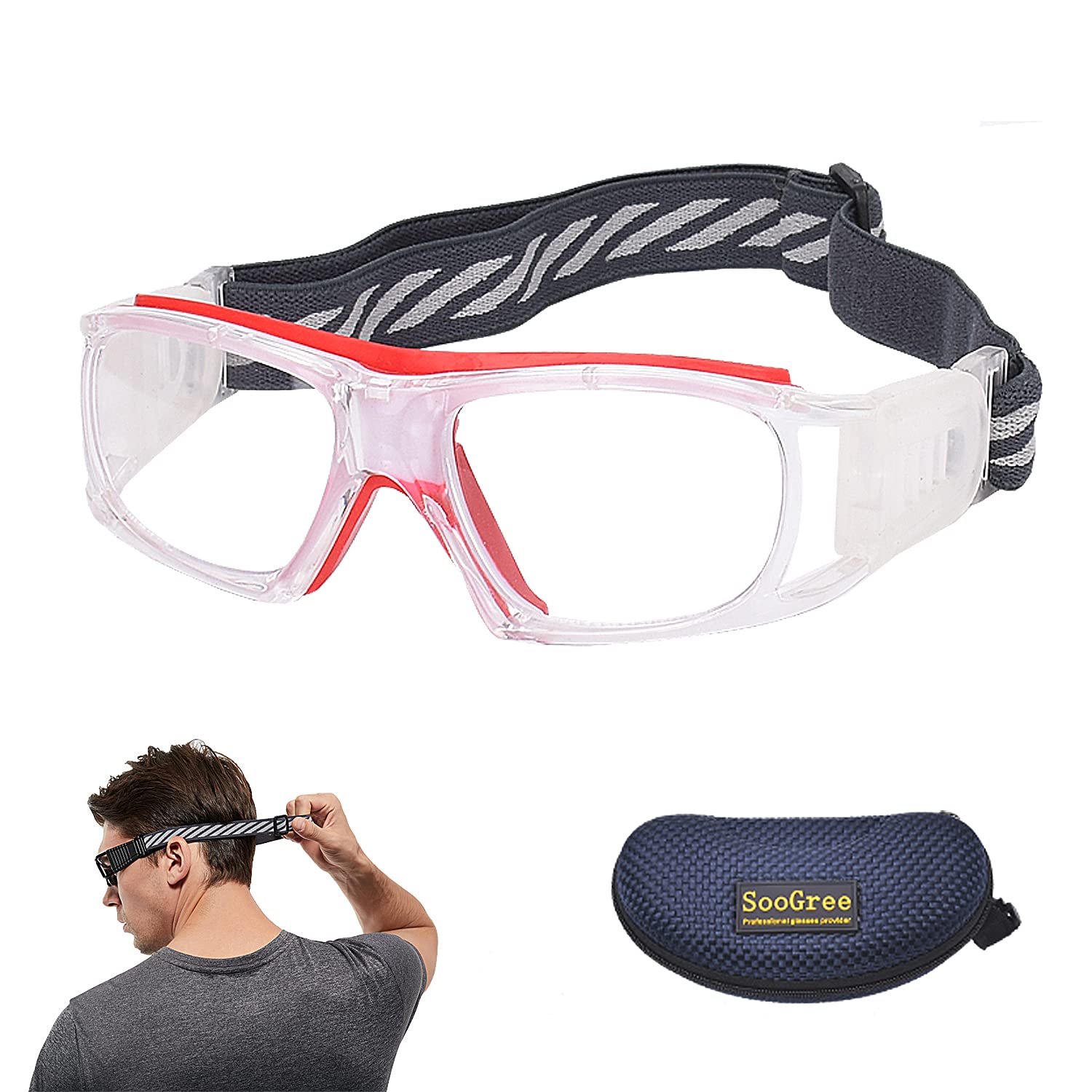 Anti-Fog Sports Goggles for Men & Women - Basketball, Football Protective Eyewear with Shock Resistance & Comfort Fit | Perfect for Outdoor Activities, Running, Cycling & Contact Sports