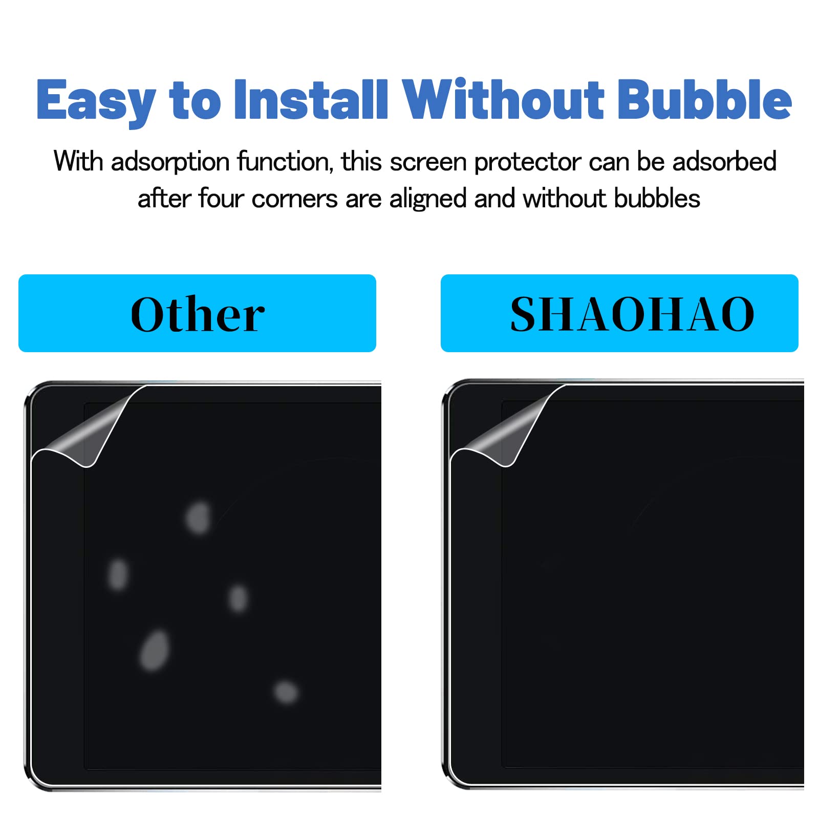 2023 Hyundai Kona Screen Protector 8 Inch - HD Clear Anti-Scratch Film for 2022-2023 Kona SE/SEL & EV SEL Models | Perfect Fit Touchscreen Protection for Navigation & Daily Driving
