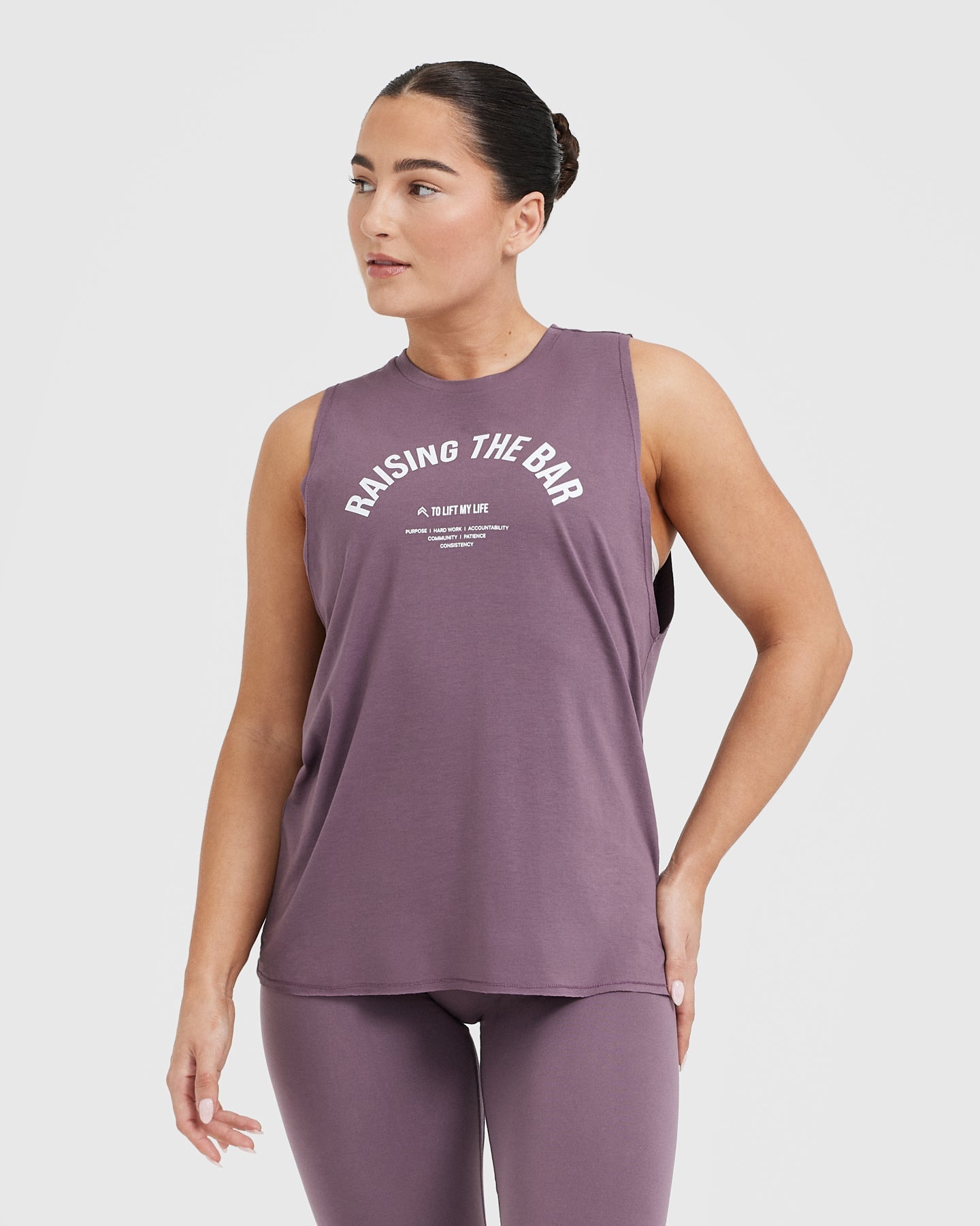 Vintage Purple Unisex Muscle Vest - Graphic Print Workout Tank Top for Gym, Running & Fitness Training
