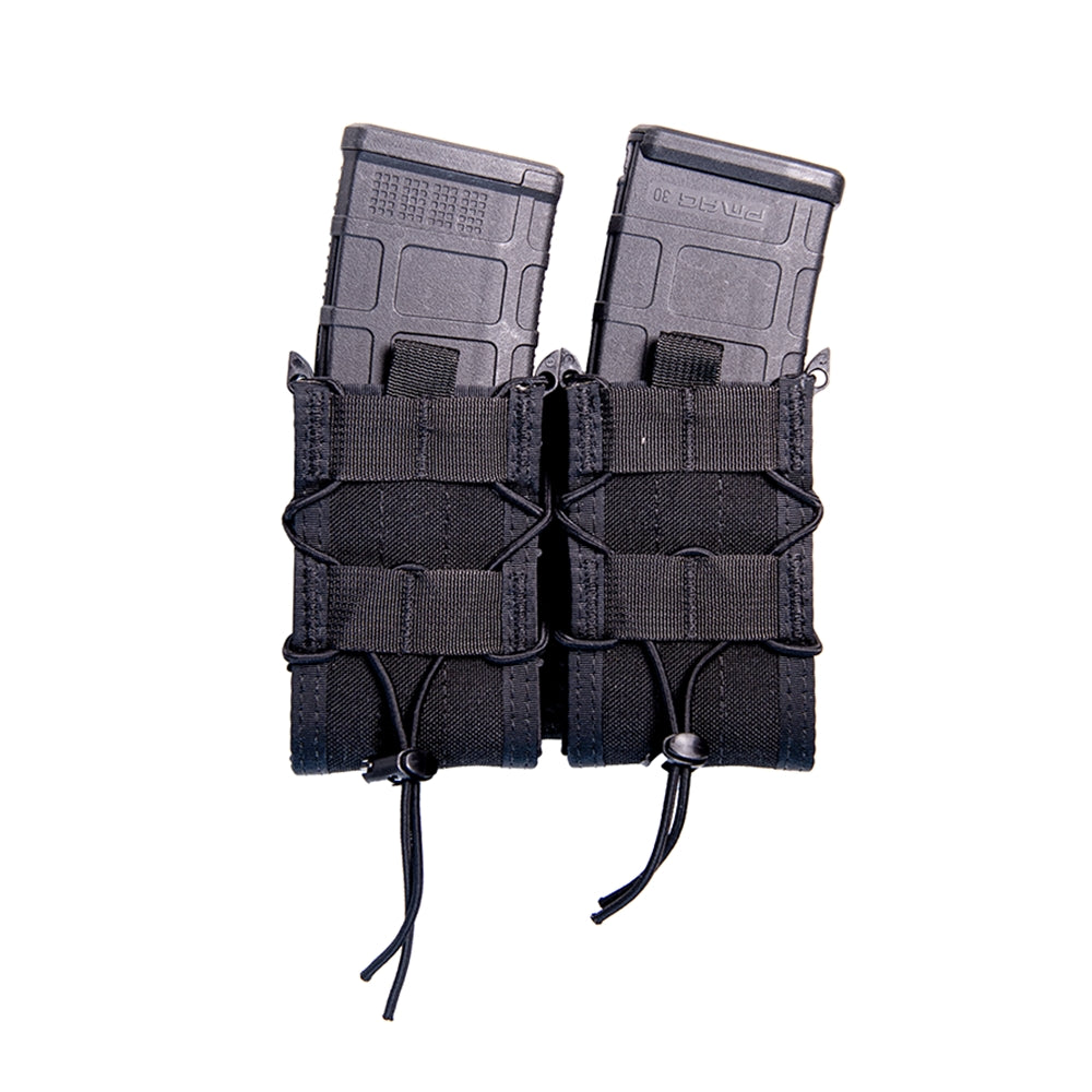 High Speed Gear Double Rifle TACO Magazine Pouch - Durable Tactical Molle Compatible - Made in USA | Perfect for Military, Hunting & Range Shooting