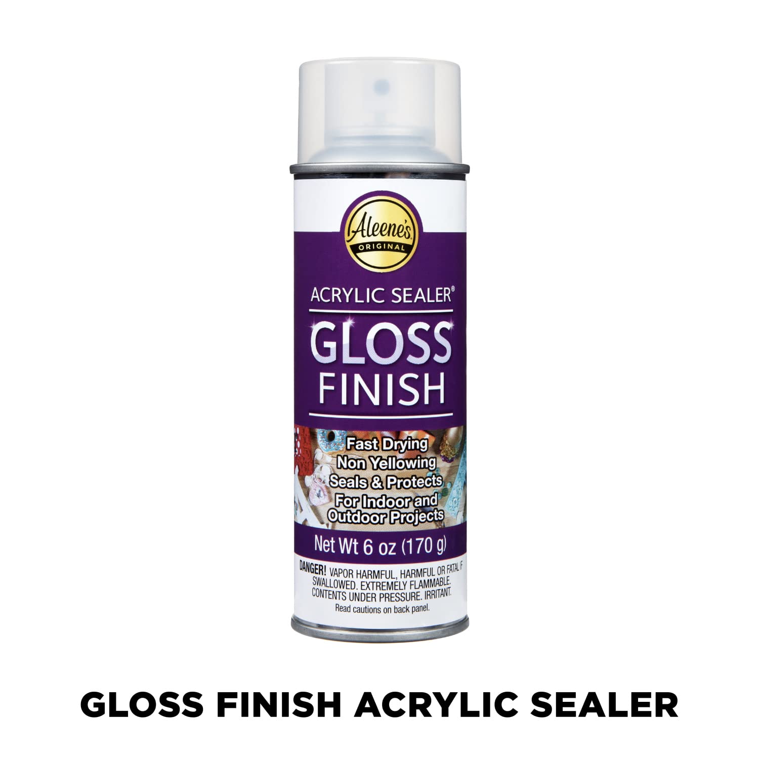 Best Aleene's Spray 6 oz. 3 Pack Clear Gloss Acrylic Sealer for Crafts, DIY Projects & Home Decor - Waterproof Protective Coating for Wood, Fabric & Paper