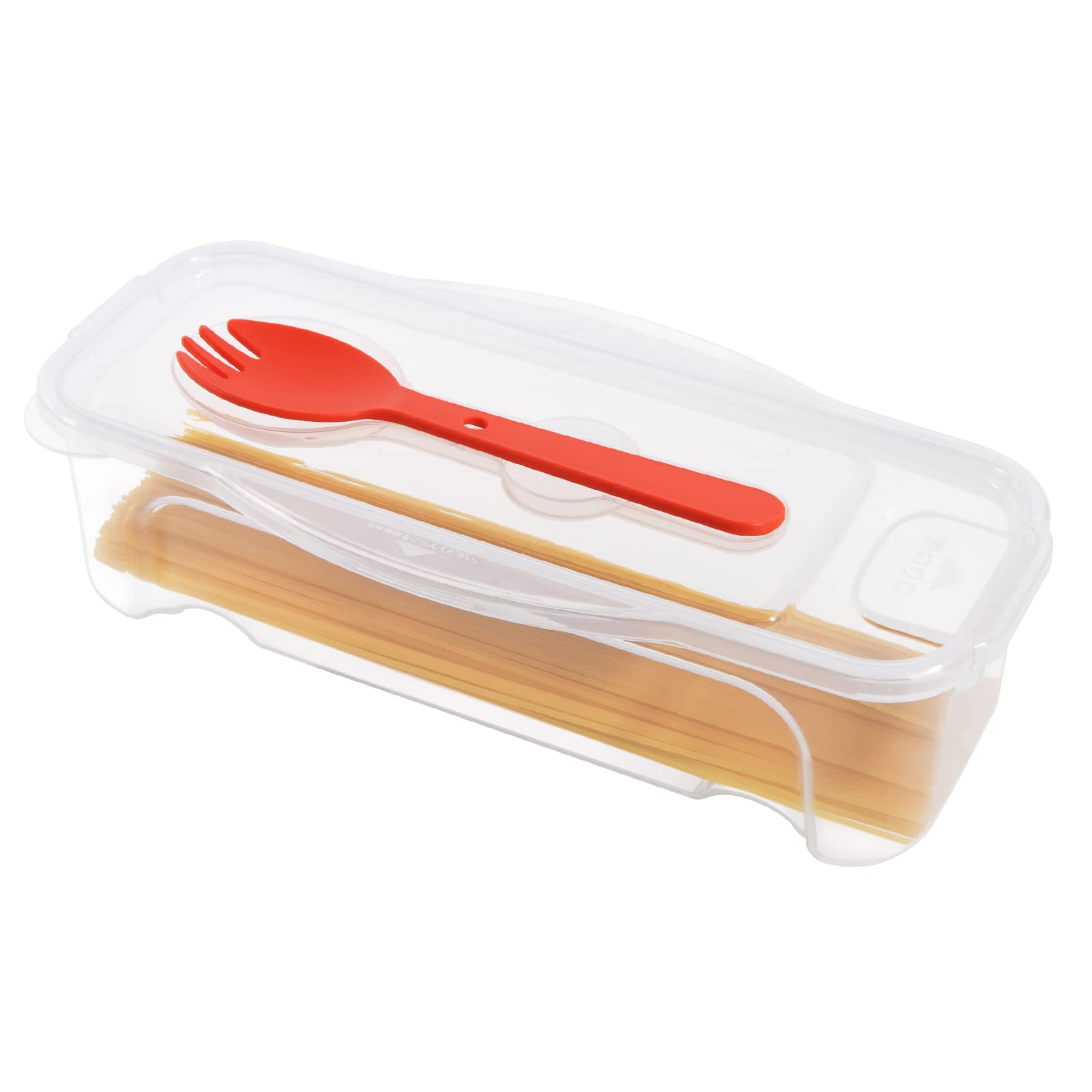 **Microwave Pasta Cooker – Quick & Easy Spaghetti & Noodle Cooker with Spoon & Lid – BPA-Free for Dorm, Kitchen, Office | Perfect for Meal Prep & Quick Lunches**