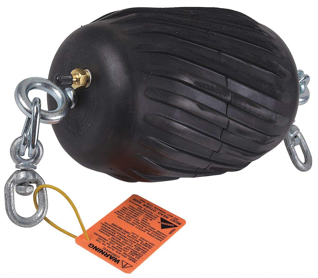 CHERNE 254207 6-Inch Rubber Jet-Ball Cleaning Ball for Drain Pipes, Sewer Lines, and Plumbing Systems - Heavy Duty Drain Cleaner Tool for Home and Commercial Use