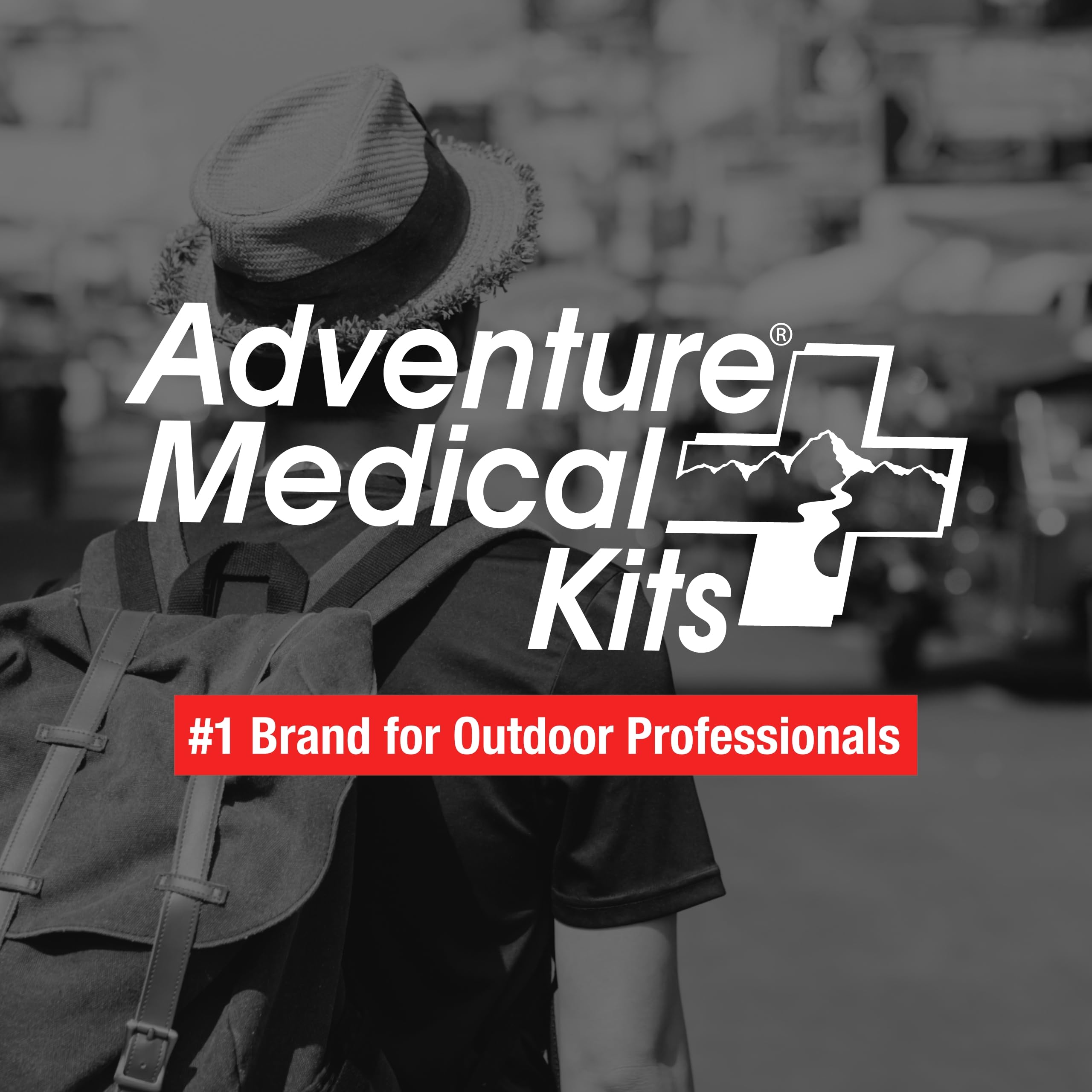 Adventure Medical Kits Smart Travel First Aid Kit - Compact Emergency Medical Supplies for Hiking, Camping & Outdoor Adventures