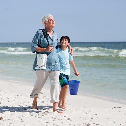 FreeStyle Comfort Portable Oxygen Concentrator Machine - Lightweight & Quiet for Travel, Home & Outdoor Use - Ideal for COPD & Oxygen Therapy Patients