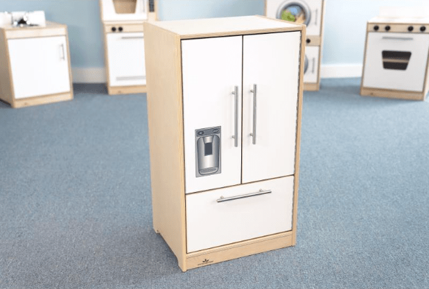 Modern White Refrigerator WB7440 - Energy Efficient, Spacious Design for Kitchen & Home Appliances - Perfect for Small Apartments & Family Use