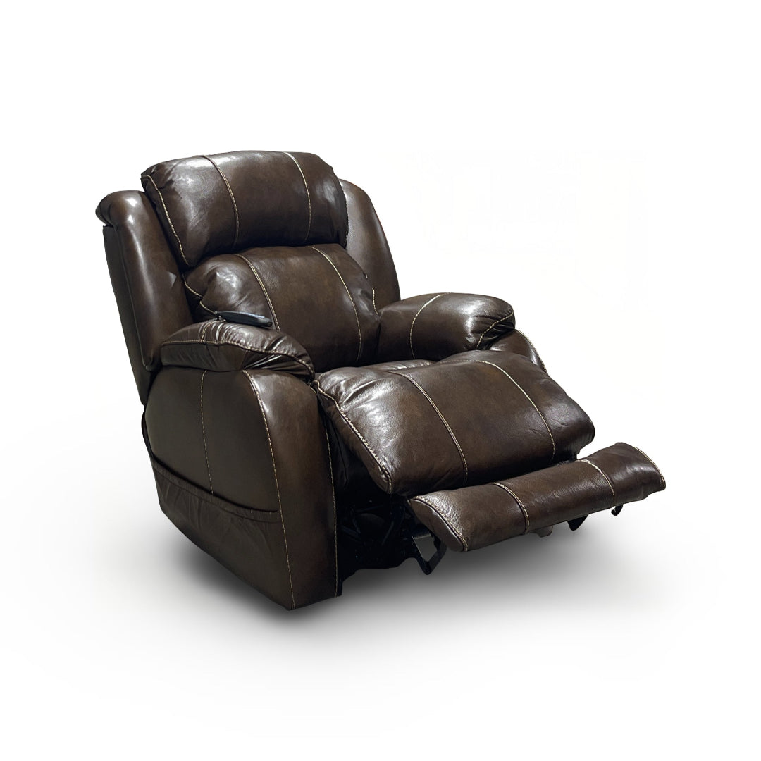 Andrew Genuine Leather Power Reclining Sofa Set - 3-Piece Living Room Sectional with USB Charging | Perfect for Home Theater, Family Gatherings & Relaxation