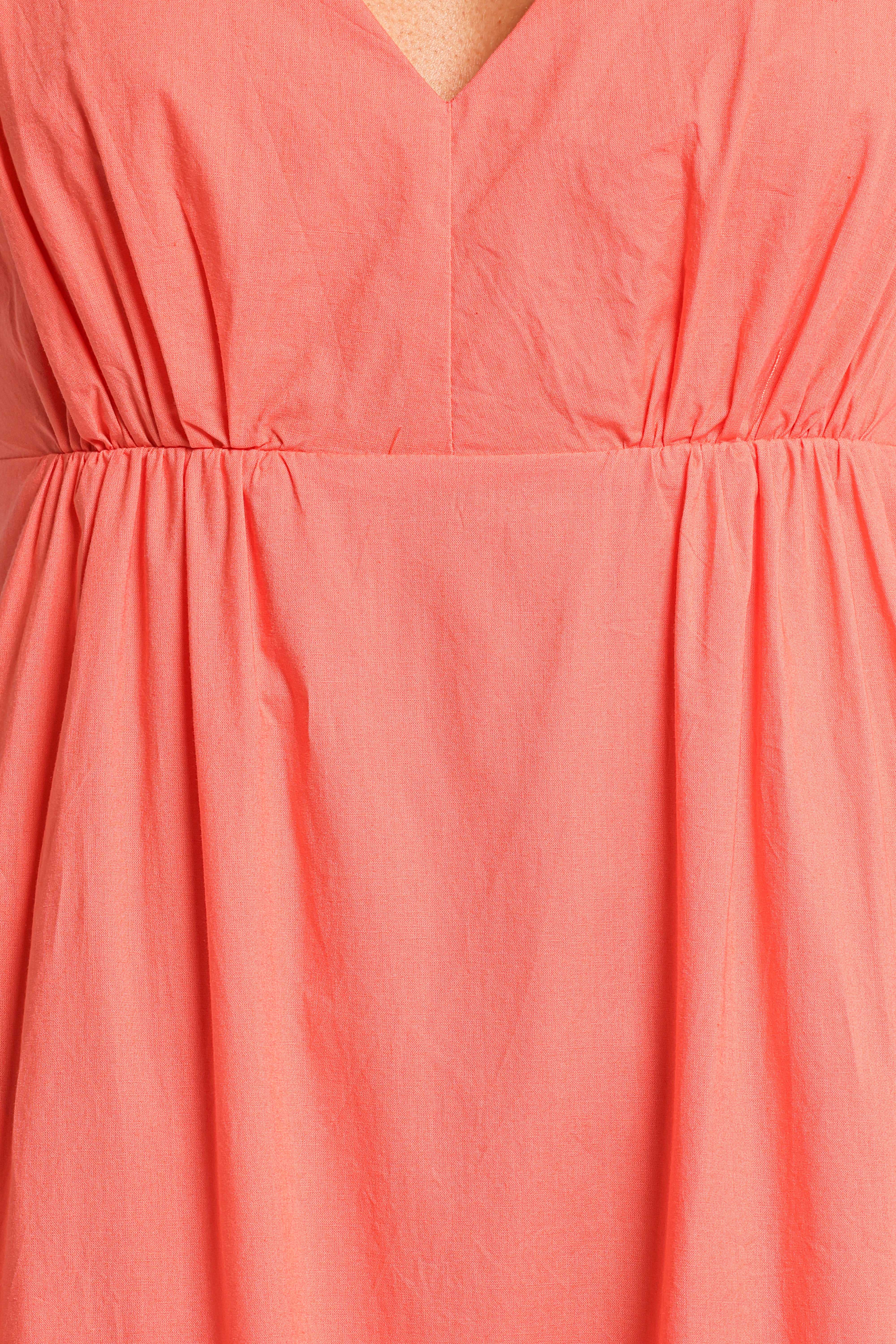 Forbes Women's Maxi Dress - Coral Floral Print, Flowy Long Summer Dress with Pockets, Perfect for Beach, Vacation & Casual Outings