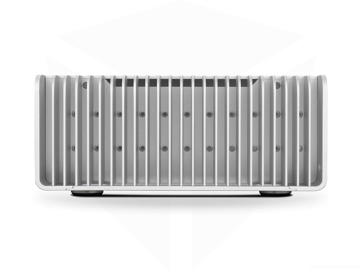 Streacom FC8 Alpha Fanless Mini-ITX PC Case - Ultra Silent Computer Chassis for Home Theater & Office Workstation