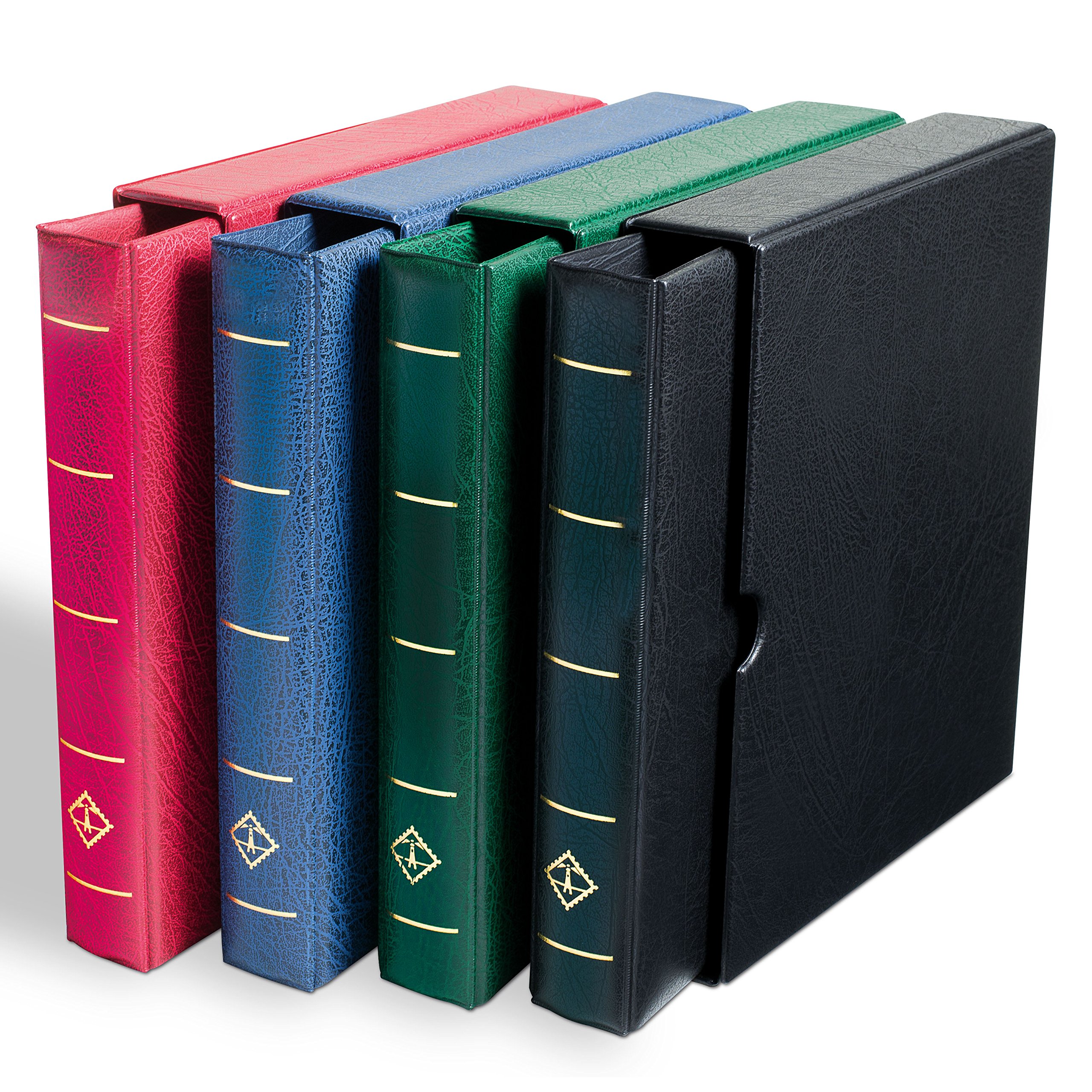 Premium Black Lighthouse OPTIMA-F Binder with Slipcase - Durable Document Organizer for Office, School & Professional Use
