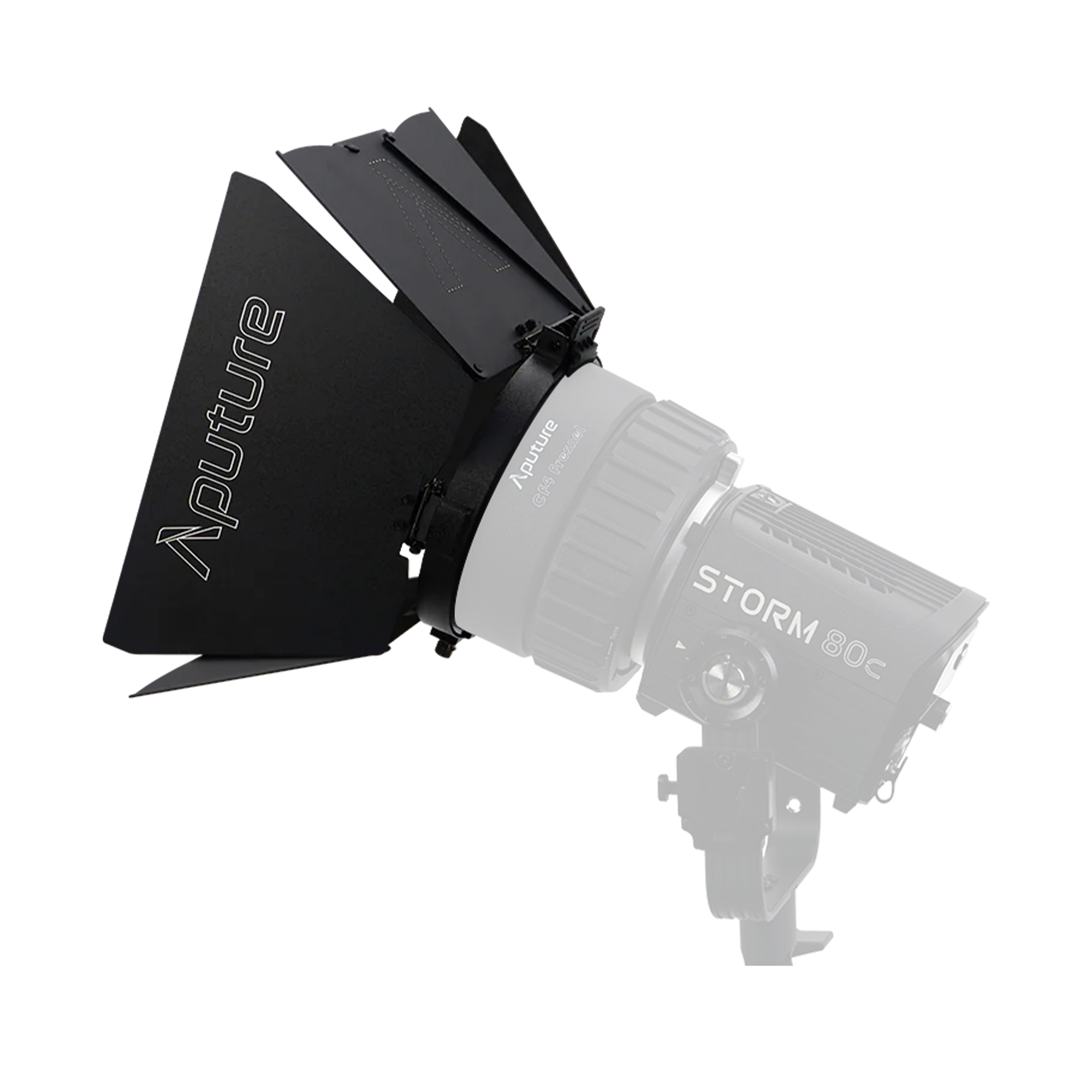 Aputure CF4 Barndoors for STORM 80c - Professional Light Modifier for Photography & Video - Perfect for Studio, Portrait, and Film Lighting