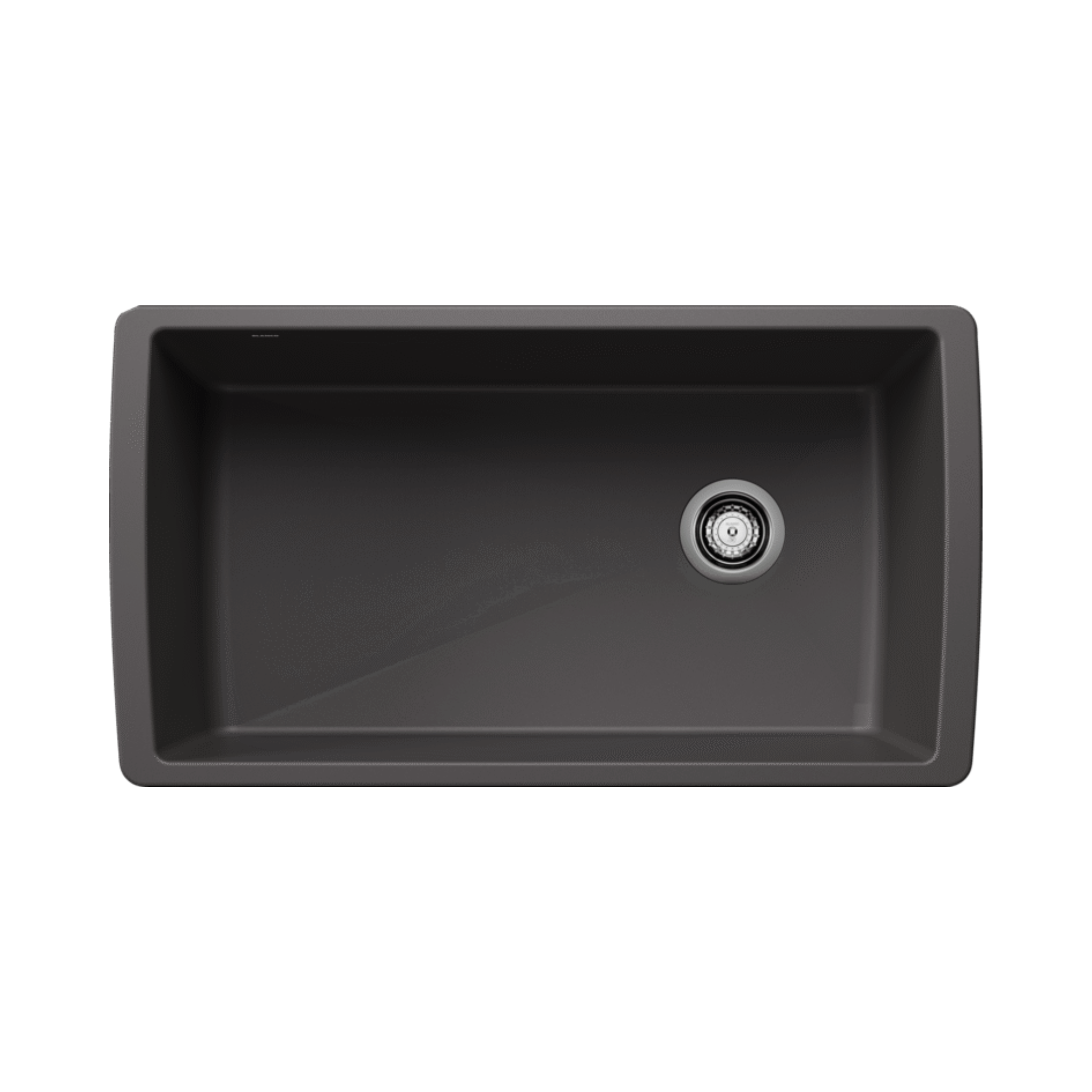Blanco Diamond Super Single Bowl SILGRANIT Kitchen Sink - Premium Stainless Steel Composite Sink for Modern Kitchens | Perfect for Cooking, Washing Dishes & Food Prep
