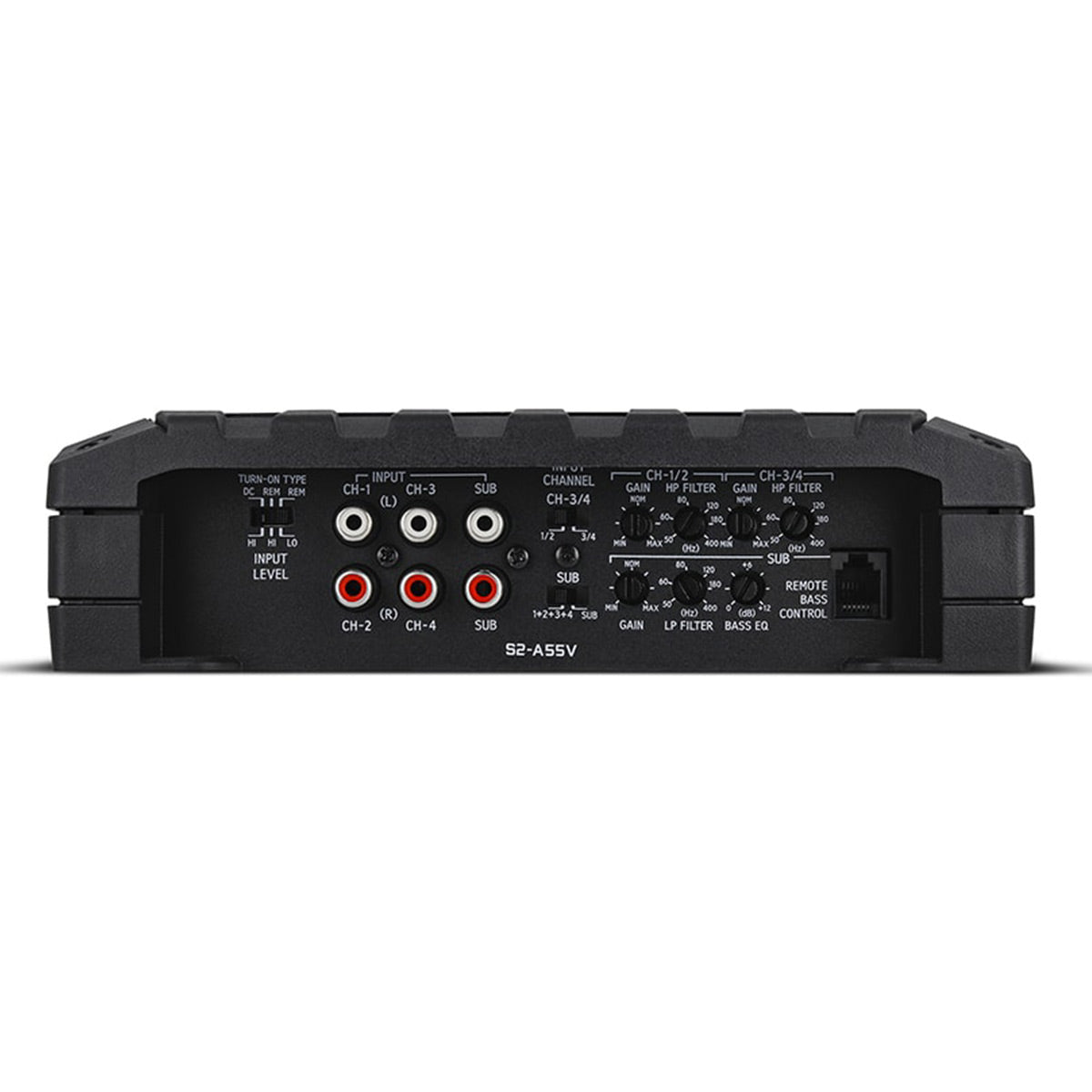 Alpine S2-A55V S Series 5-Channel Car Amplifier - High Power Audio System for Cars, Trucks & SUVs - Perfect for Upgrading Your Vehicle Sound System