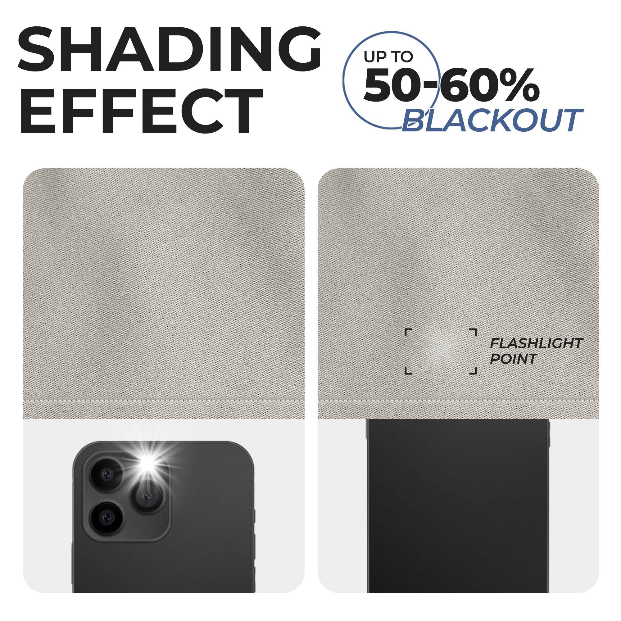 Machine Washable Blackout Curtains Set of 2 - Solid Color Room Darkening Window Drapes for Bedroom, Living Room & Nursery - Noise Reducing & Energy Efficient