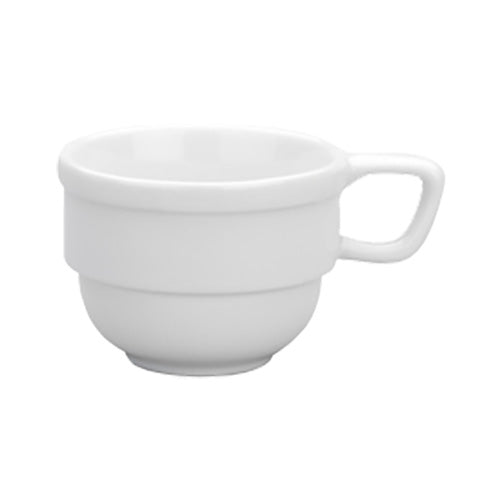 Alani 024572 Tempo Porcelain Espresso Cup Set - 3.5 oz. (24-Pack) - Durable White Ceramic Coffee Cups for Espresso, Cappuccino & Latte - Perfect for Cafes, Restaurants & Home Use