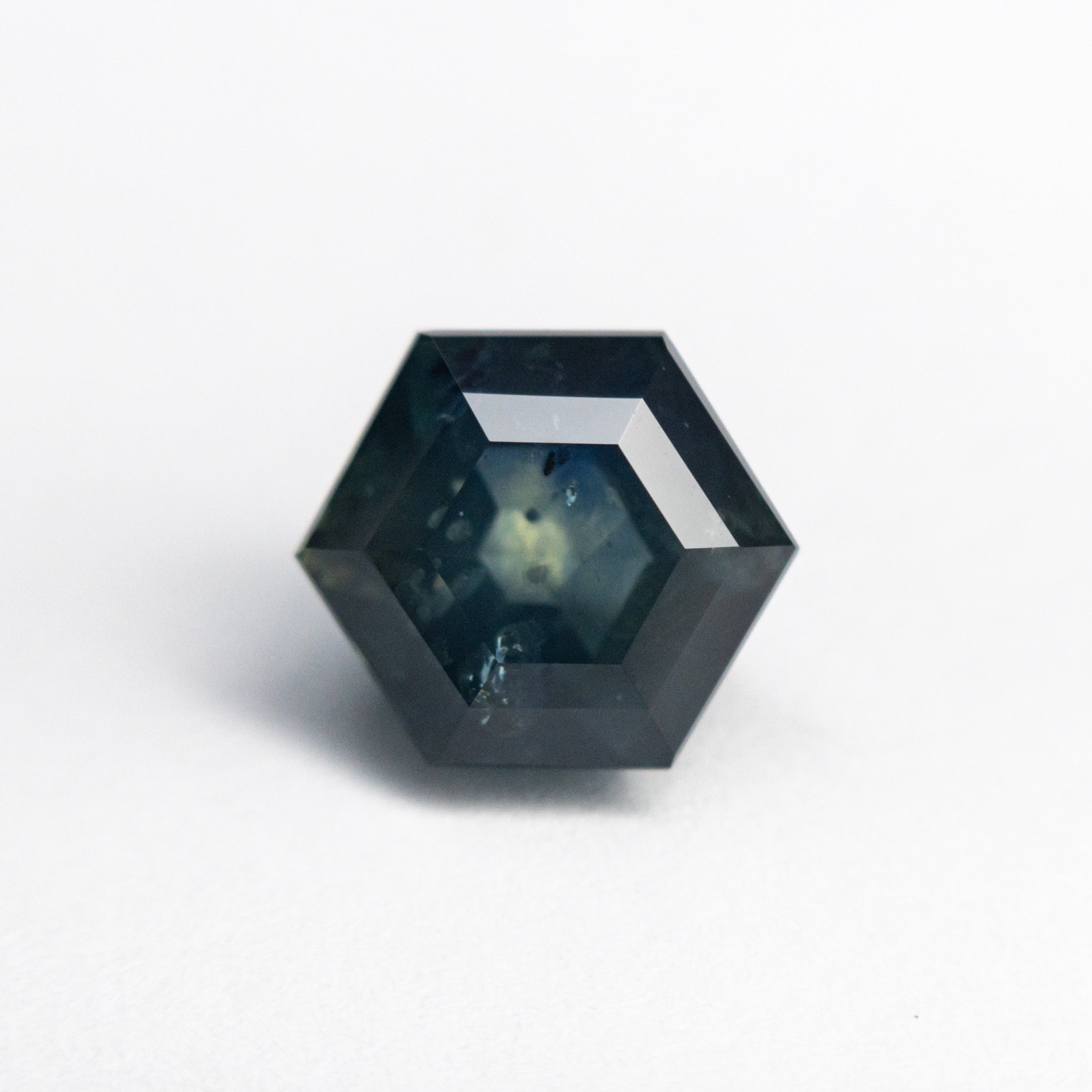 3.05ct Natural Hexagon Step Cut Blue Sapphire Gemstone - 8.60x7.33x5.68mm for Engagement Rings & Fine Jewelry Making