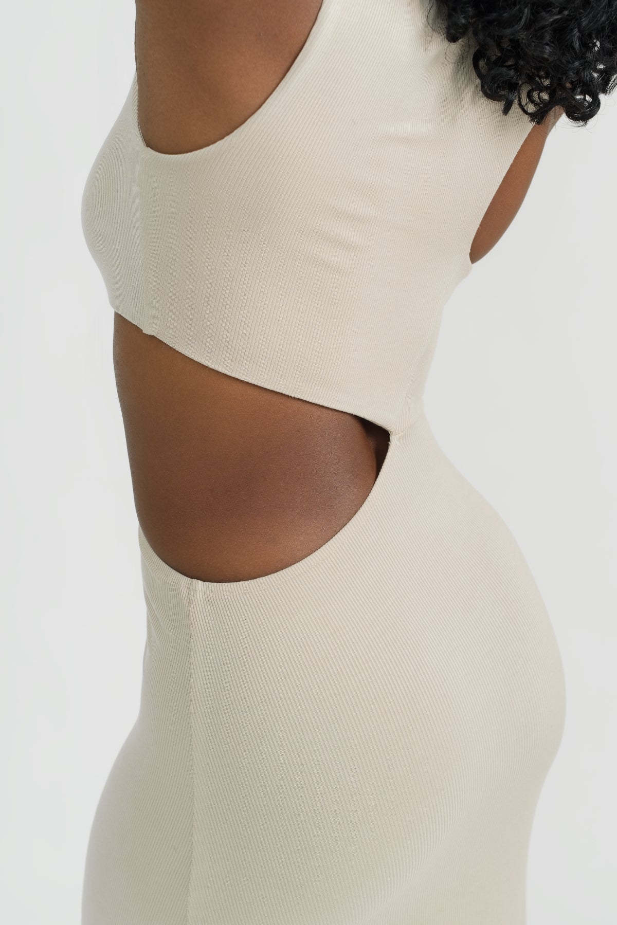 Lottie Maxi Dress in Coconut - Flowy Summer Beach Dress for Women, Perfect for Vacations, Parties & Casual Outings