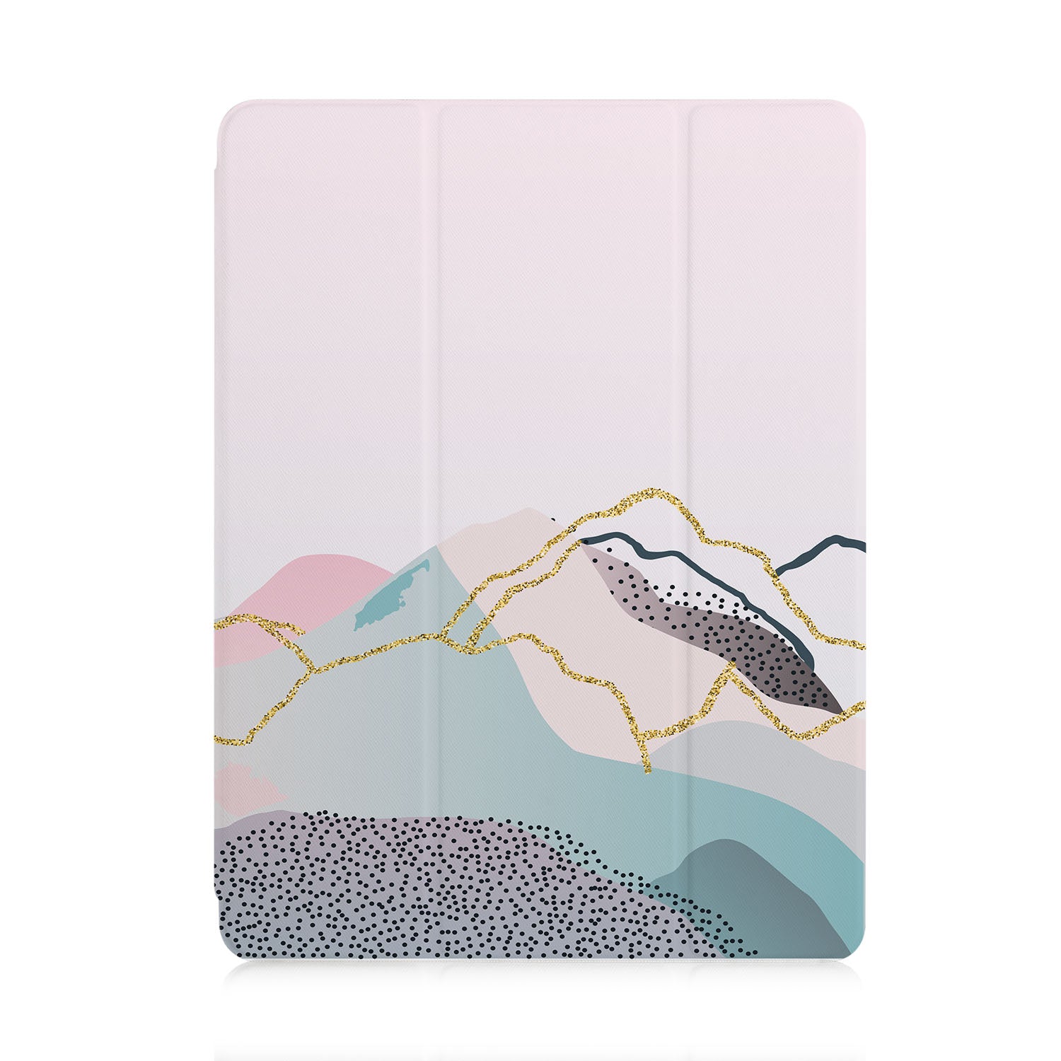 Premium Marble Art iPad Trifold Case - Slim Protective Cover for iPad Air/Pro with Auto Sleep/Wake | Perfect for Work, Travel & Home Use