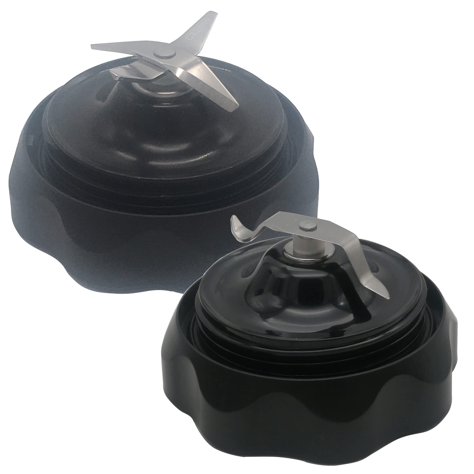 NutriBullet Blender Replacement Blades - Easy Twist Extractor & Flat Milling Assembly Blades (4-Fin Twist + Flat Blade) Compatible with NBF10500/NBF70500/ZNBF30400Z/ZNBF30500Z/NBF50400 - Perfect for Smoothies, Juicing & Food Prep