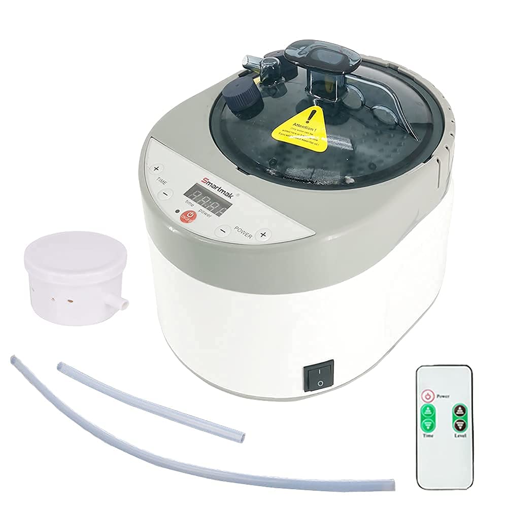 Portable Steam Sauna Tent for Home Spa - Foldable Personal Sauna with 4L Steamer, Chair & Remote Control - Detox & Weight Loss - Dark Grey - Perfect for Relaxation, Muscle Recovery & Home Wellness