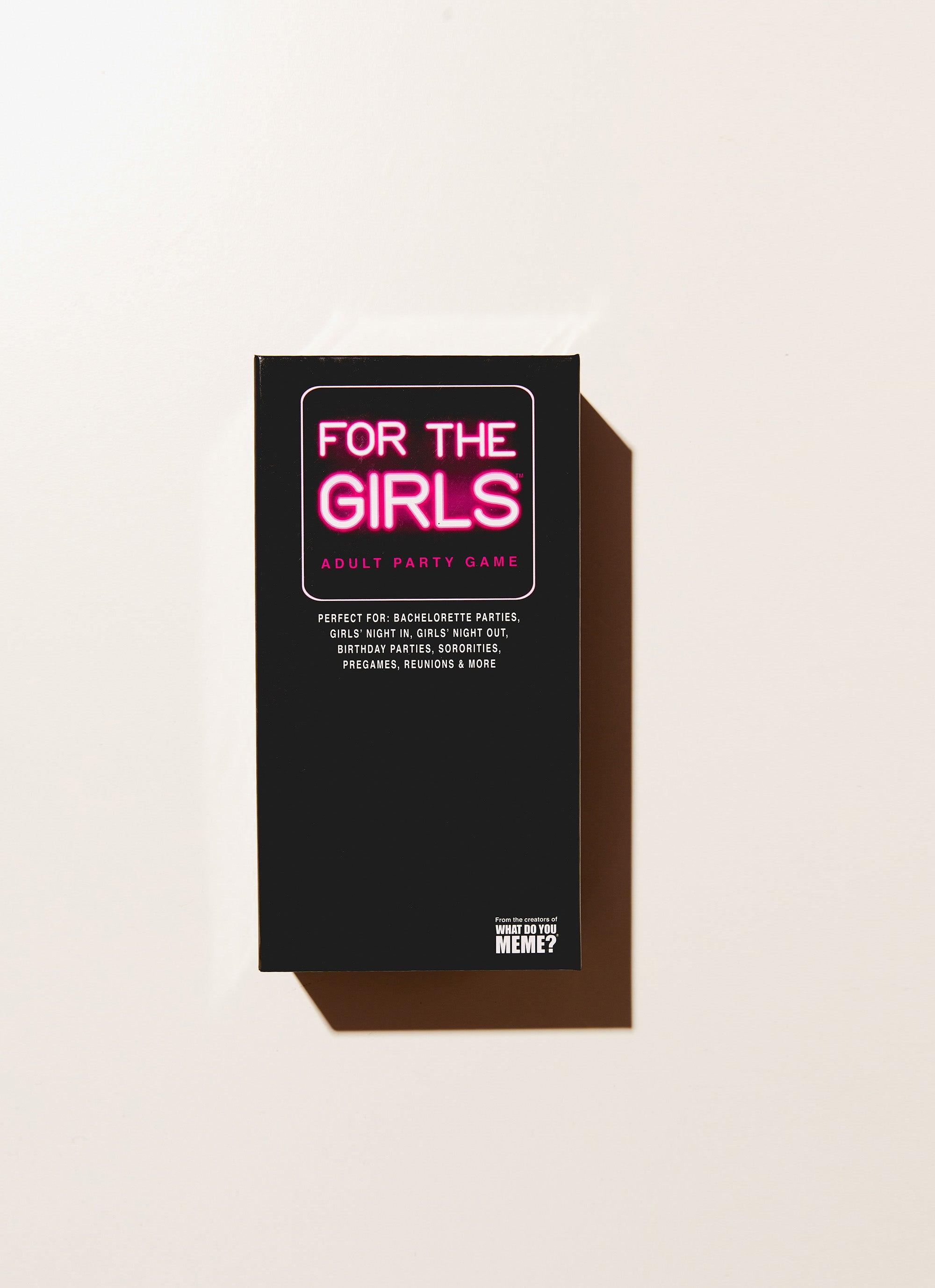 For The Girls Card Game - Fun Multiplayer Party Game for Women & Girls | Perfect for Girls' Night, Bachelorette Parties & Family Game Nights