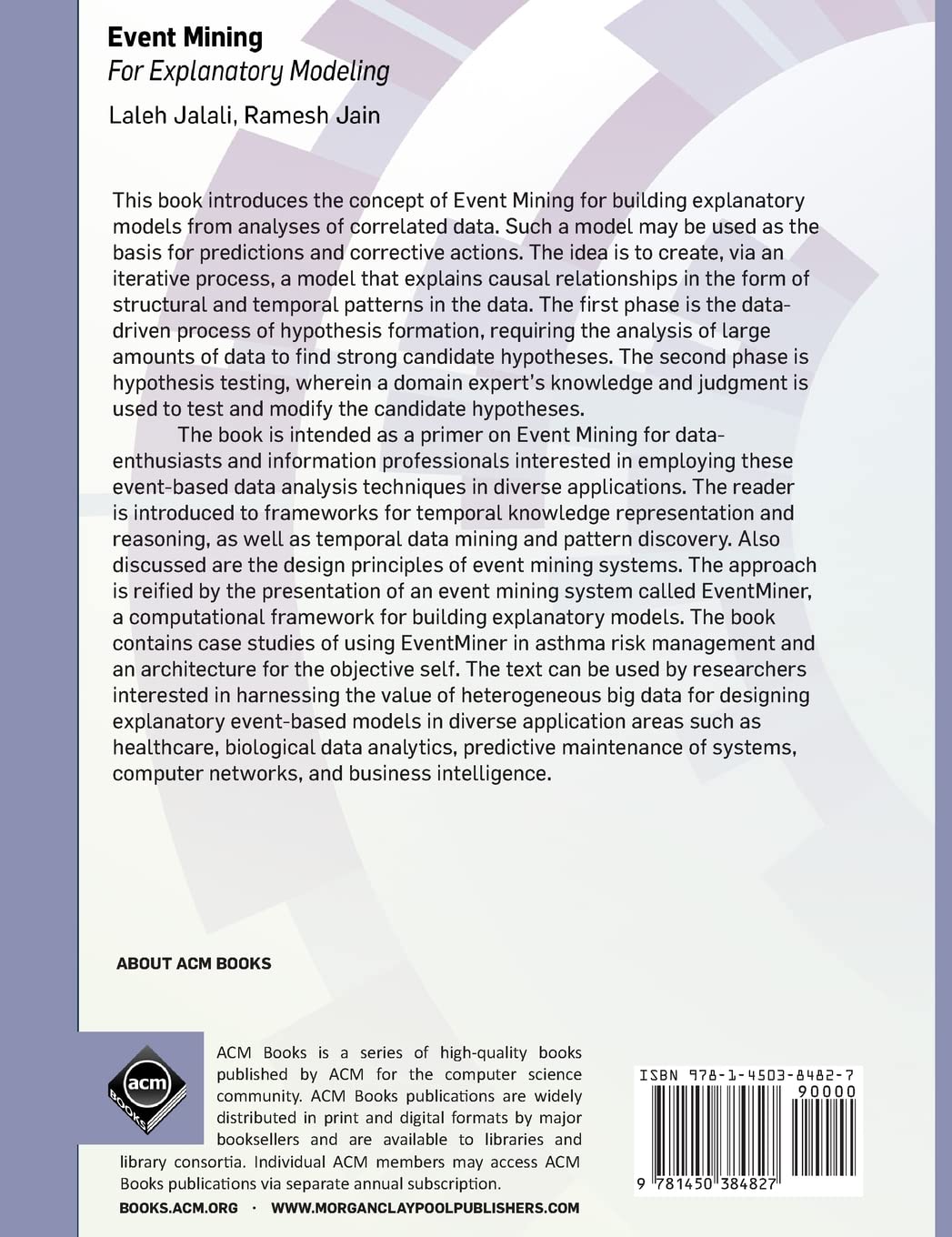 Event Mining for Explanatory Modeling - ACM Books | Data Analysis & Predictive Modeling Guide | Perfect for Researchers & Data Scientists