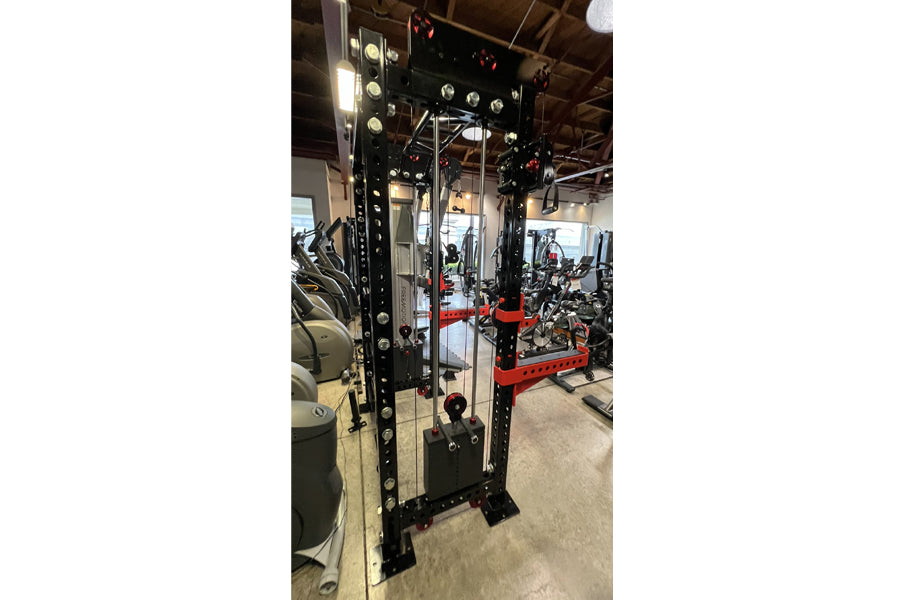 Warrior 2.0 Cable Crossover Pulley System - Power Rack Gym Equipment for Home & Commercial Use - Strength Training Machine for Full Body Workouts - Perfect for Weight Lifting, CrossFit & Functional Fitness