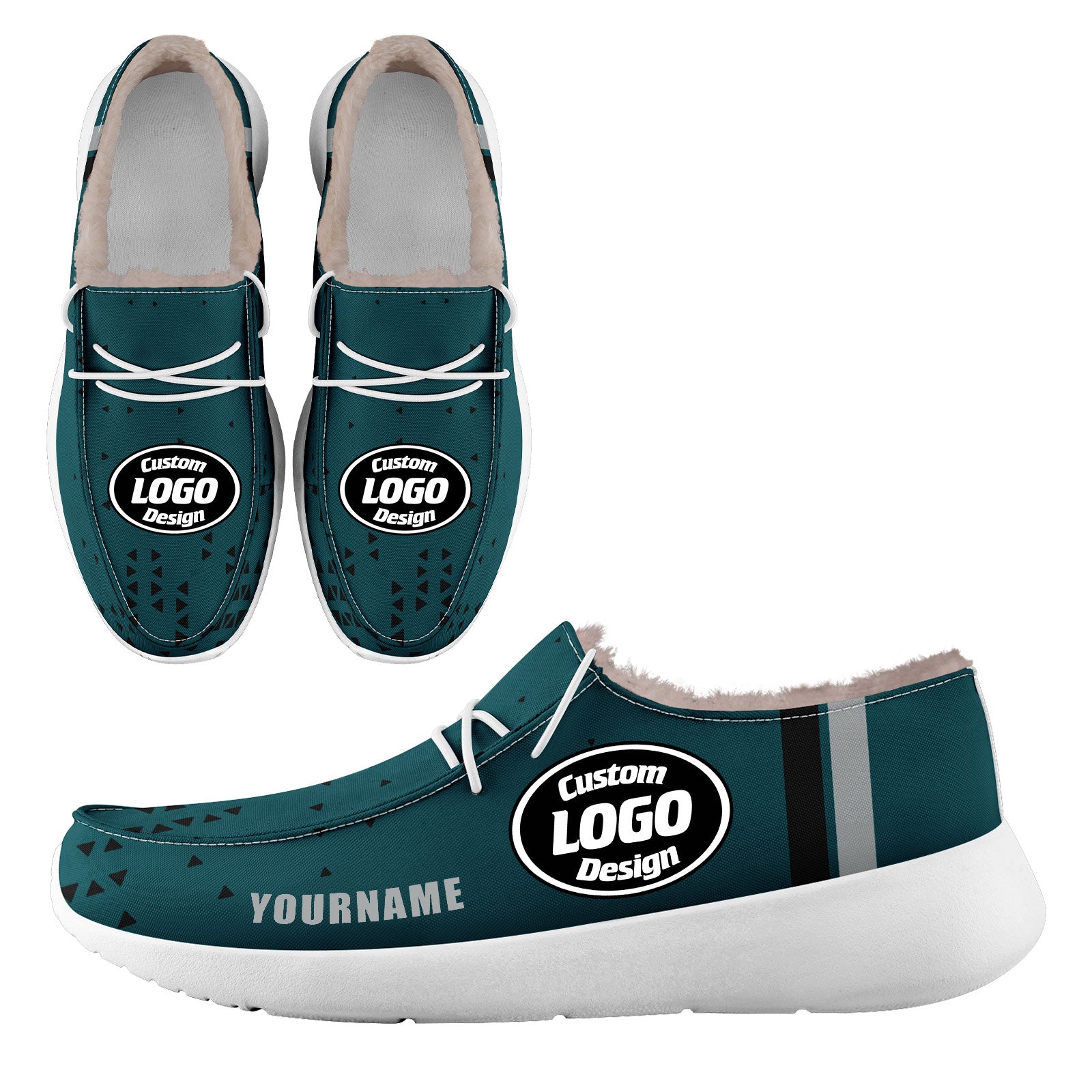Custom Green & Black Philadelphia Personalized Sneakers - FN042 D020279 23 | Trendy Casual & Sports Shoes for Men & Women | Perfect for Urban Fashion, Gym Workouts & Daily Wear