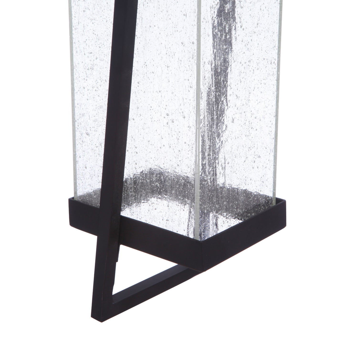 Bryce LED Outdoor Lantern - Waterproof Solar Wall Light with Dusk to Dawn Sensor - Perfect for Porch, Patio, Garden, and Pathway Lighting (Midnight Black)