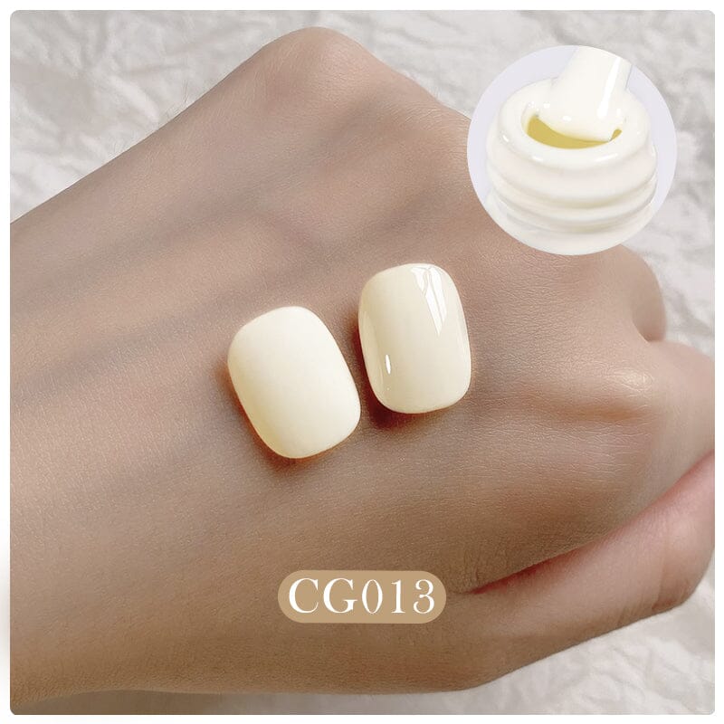 Silky White Series Color Gel Polish CG013 - 10ml Nail Polish for Manicure & Pedicure - Long Lasting & High Gloss Finish - Perfect for Home & Salon Use