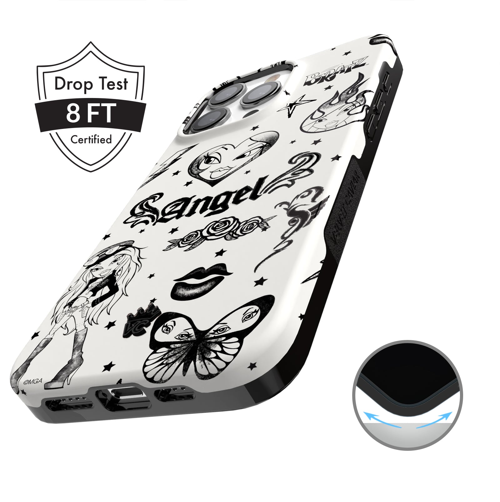 Bratz Inked iPhone Case - Stylish Protective Phone Cover for Bratz Fans | Perfect for Everyday Use, School & Travel