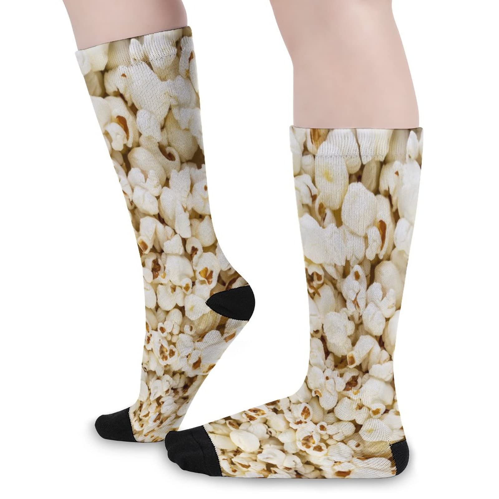 Funny Baked Beans Crew Socks - Unisex Novelty Food Pattern Casual Socks for Men & Women | Perfect Gift for Food Lovers, Office Wear & Cosplay Costumes