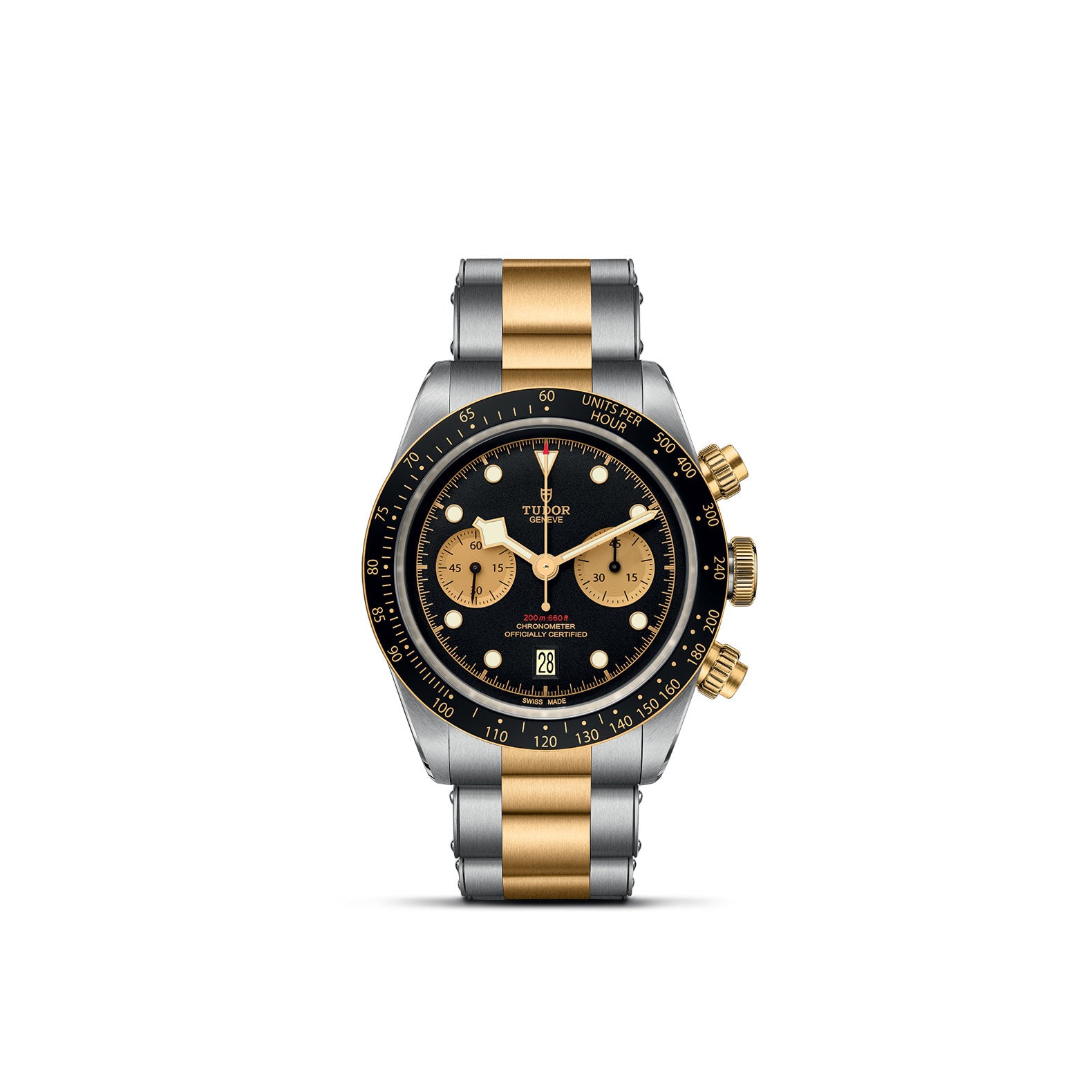 Black Bay Chrono S&G Luxury Men's Watch - Premium Stainless Steel & Gold Timepiece for Diving, Business & Formal Occasions