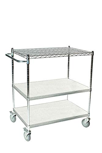 3-Tier Stainless Steel Utility Cart - 18