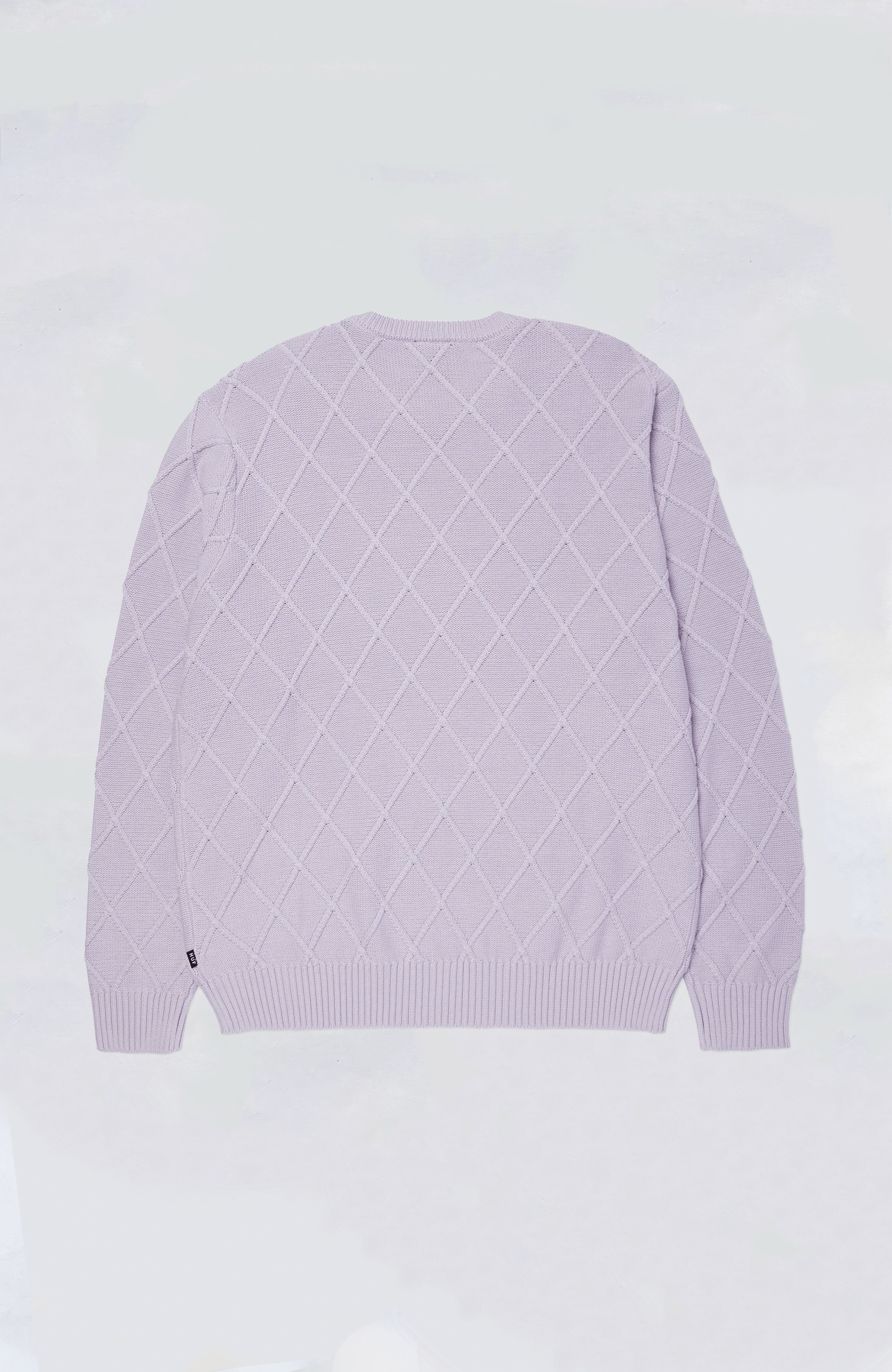 HUF Grid Crewneck Sweater for Men | Classic Streetwear Pullover | Casual & Comfortable Knit Sweater | Perfect for Urban Fashion, Street Style & Everyday Wear