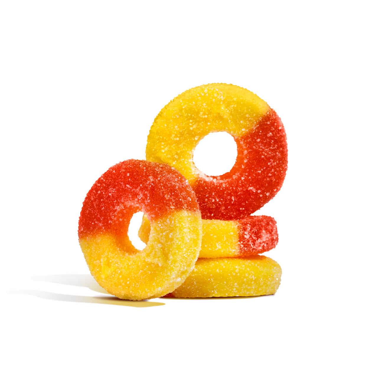 Albanese Peach Gummy Rings - 4.5lb Bulk Candy Bag | Sweet & Juicy Peach Flavor Gummy Candy for Parties, Movie Nights & Snacking